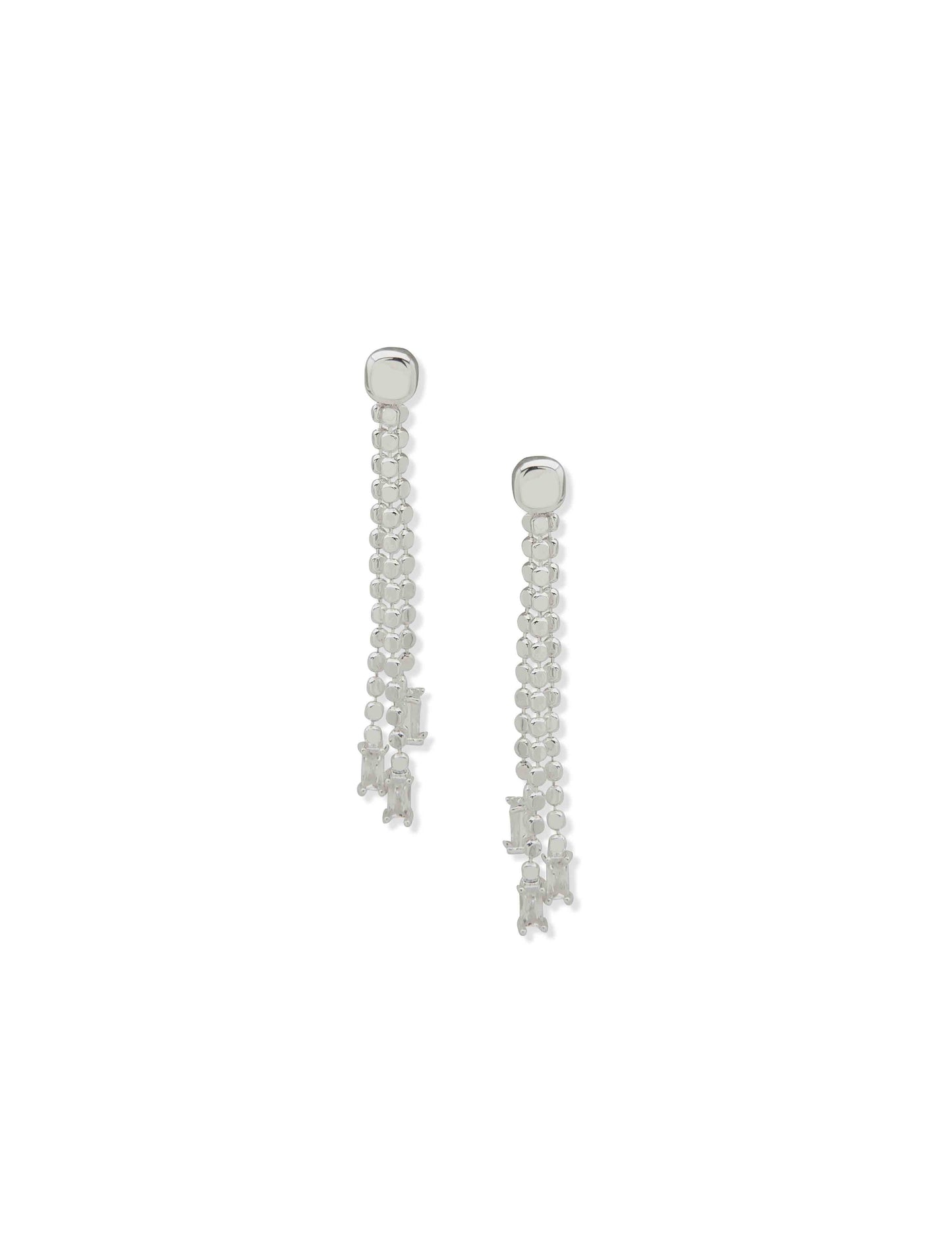 Linear Baguette Stone Earring