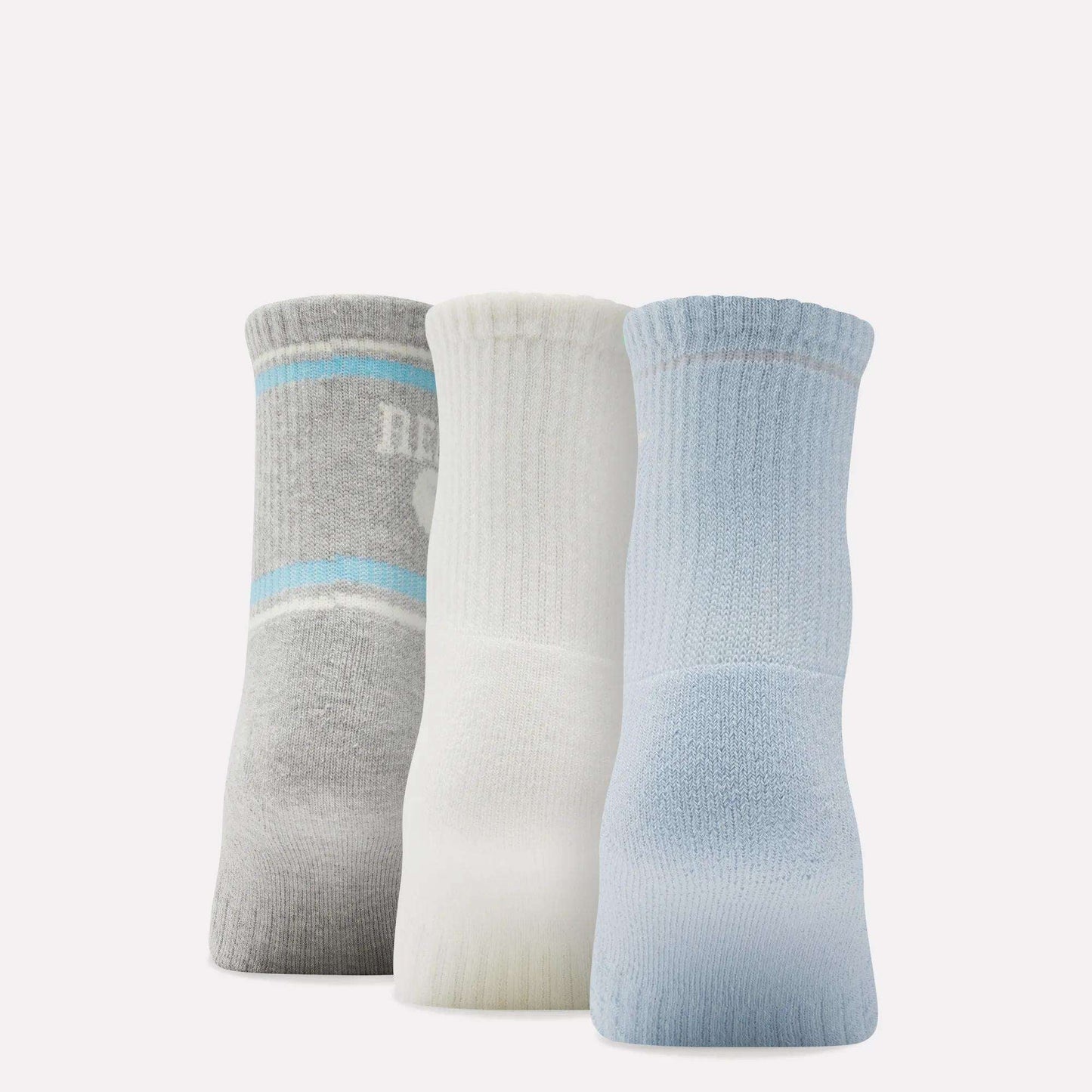 3-pack Women's Terry Mid Crew Socks