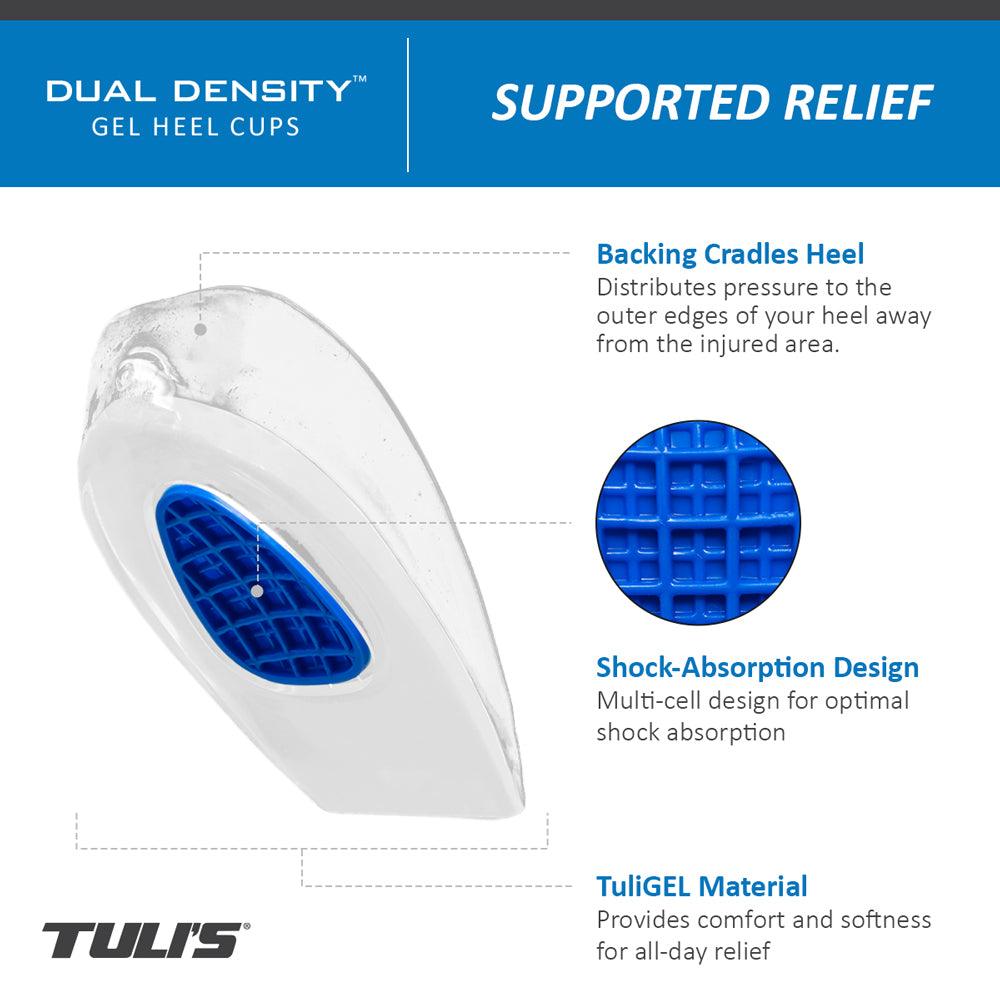 Tuli's® Dual Density Heel Cups™