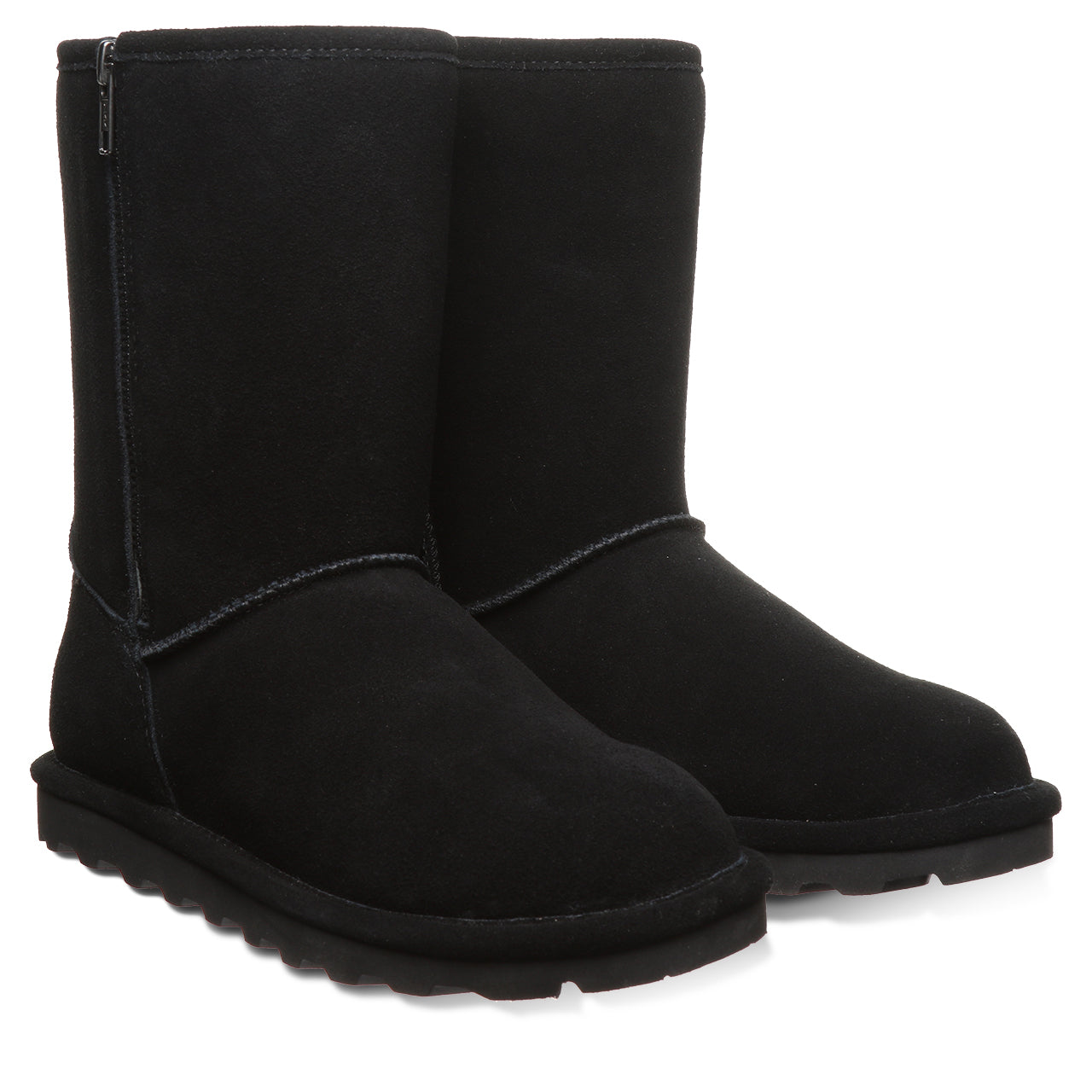 ELLE SHORT ZIPPER BLACK