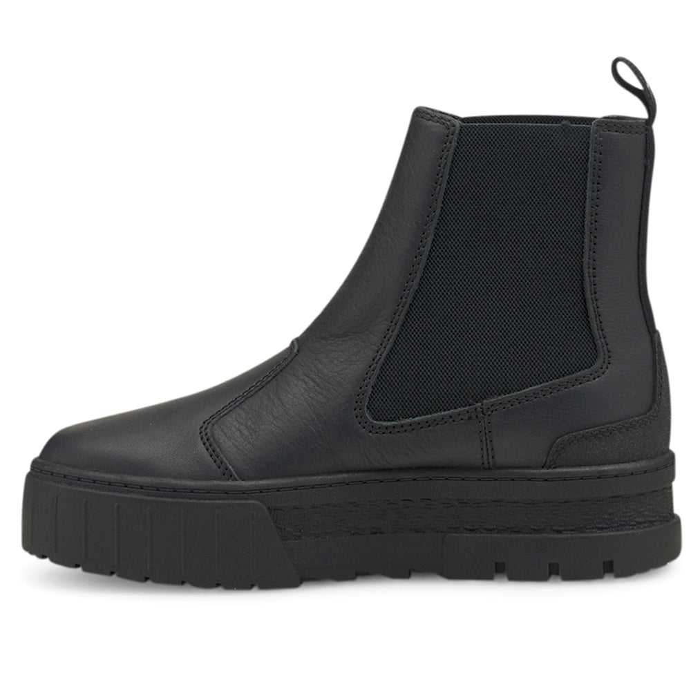 Mayze Round Toe Pull On Chelsea Booties