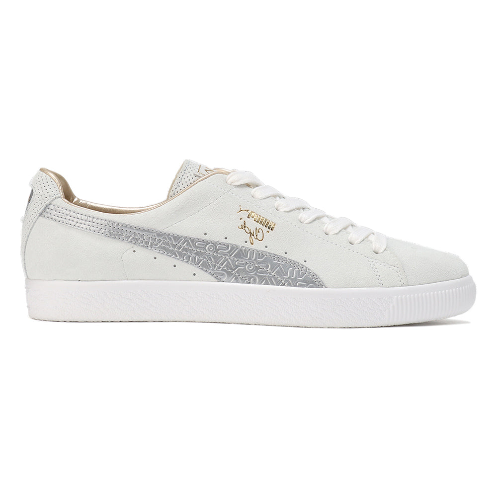 Clyde Mij Sorayama Metallic Lace Up Sneakers