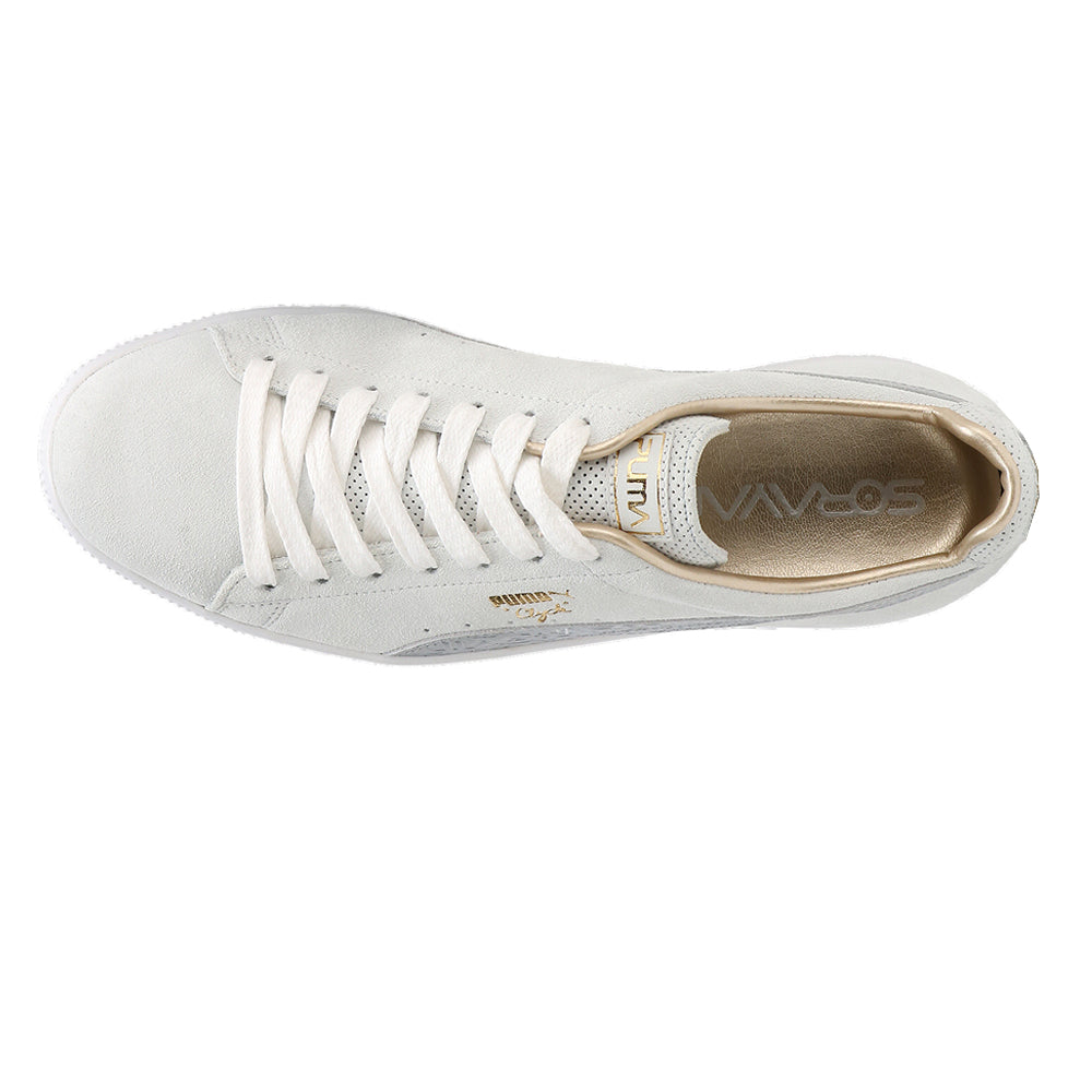 Clyde Mij Sorayama Metallic Lace Up Sneakers