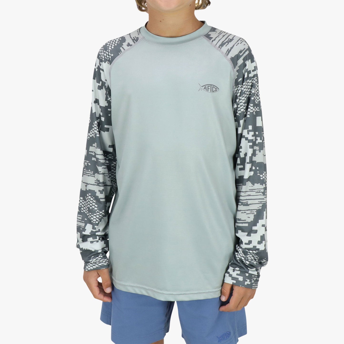 Youth Tactical Camo LS Performance Shirt
