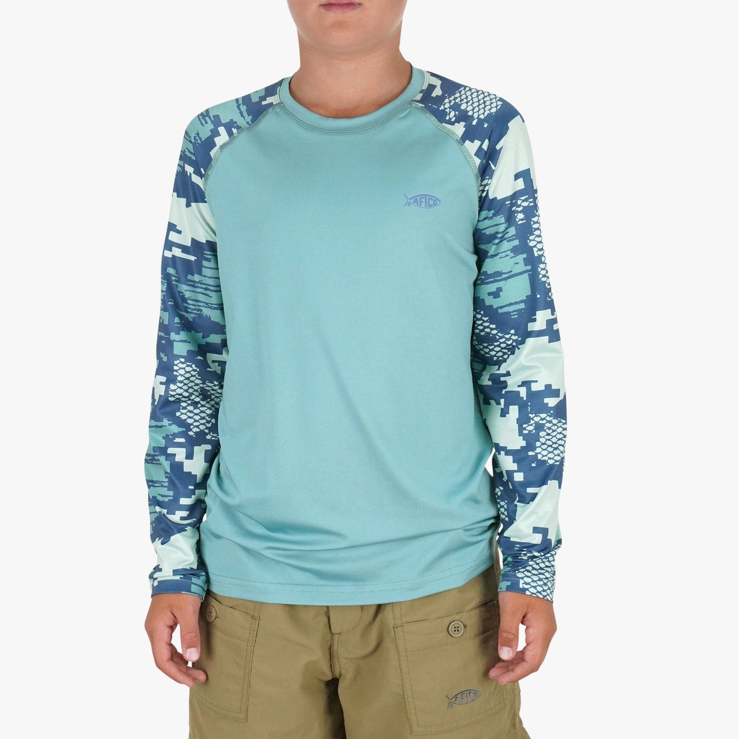 Youth Tactical Camo LS Performance Shirt