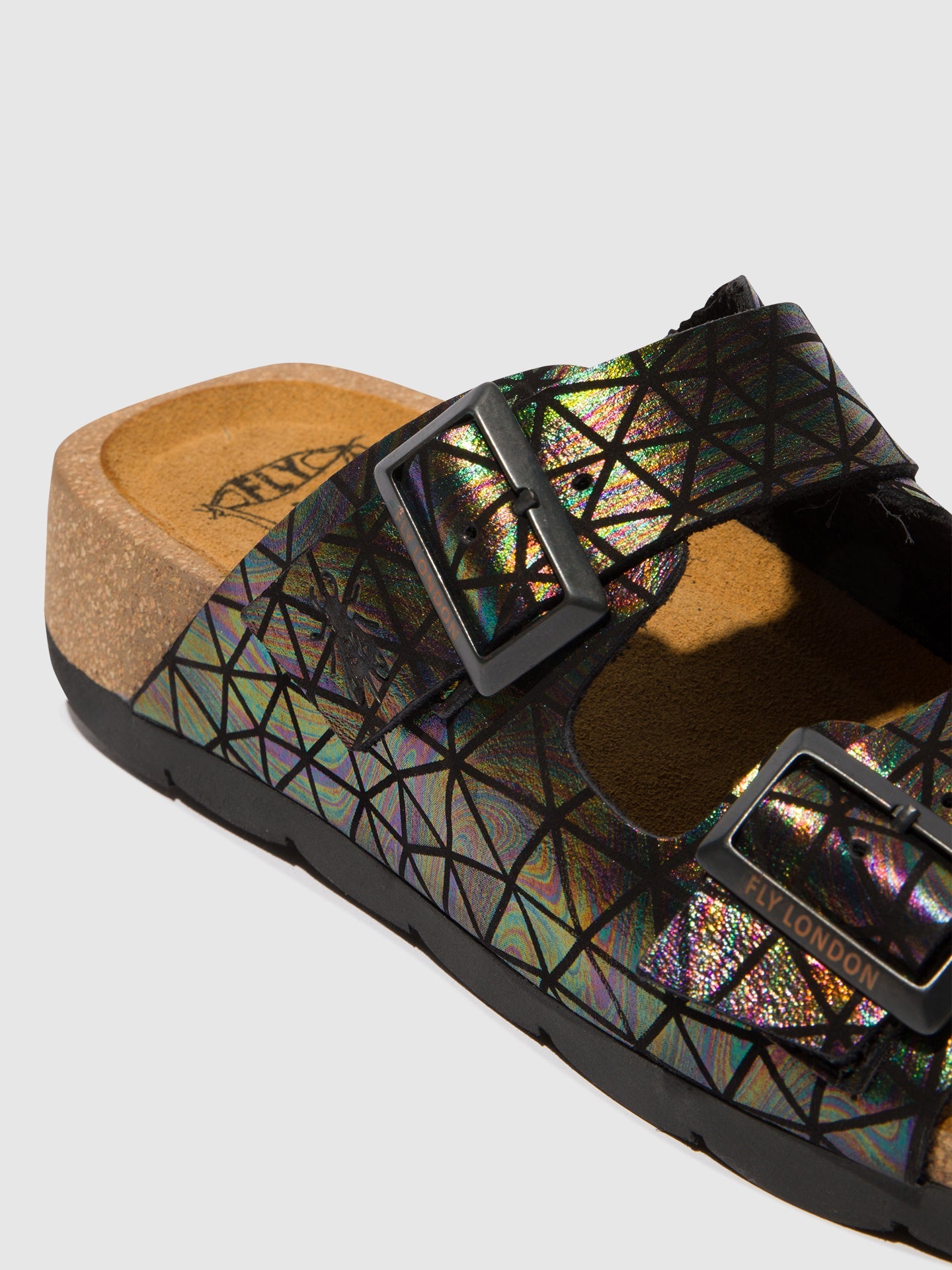 Buckle Sandals CAJA721FLY BLACK PETROL