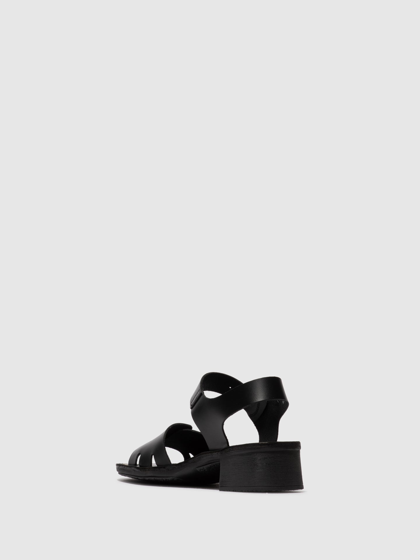 Buckle Sandals EBLI238FLY BLACK