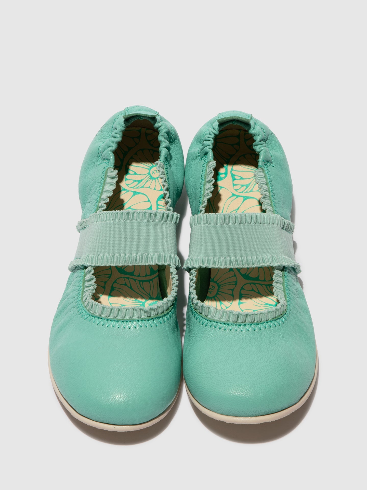 Elasticated Ballerinas GECH253FLY SPEARMINT