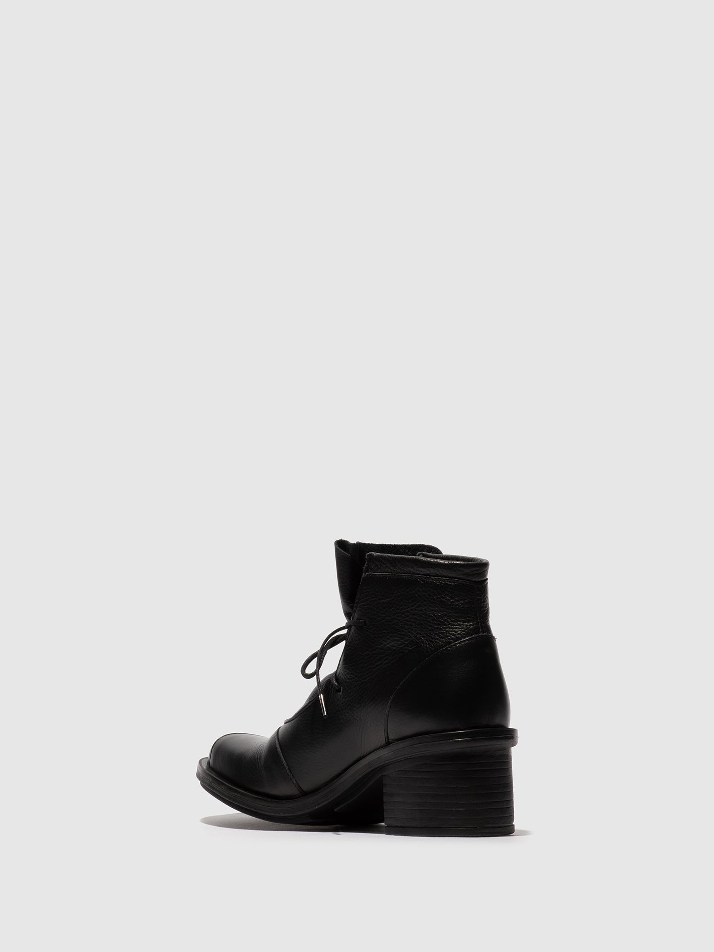 Lace-up Ankle Boots CARF307FLY BLACK
