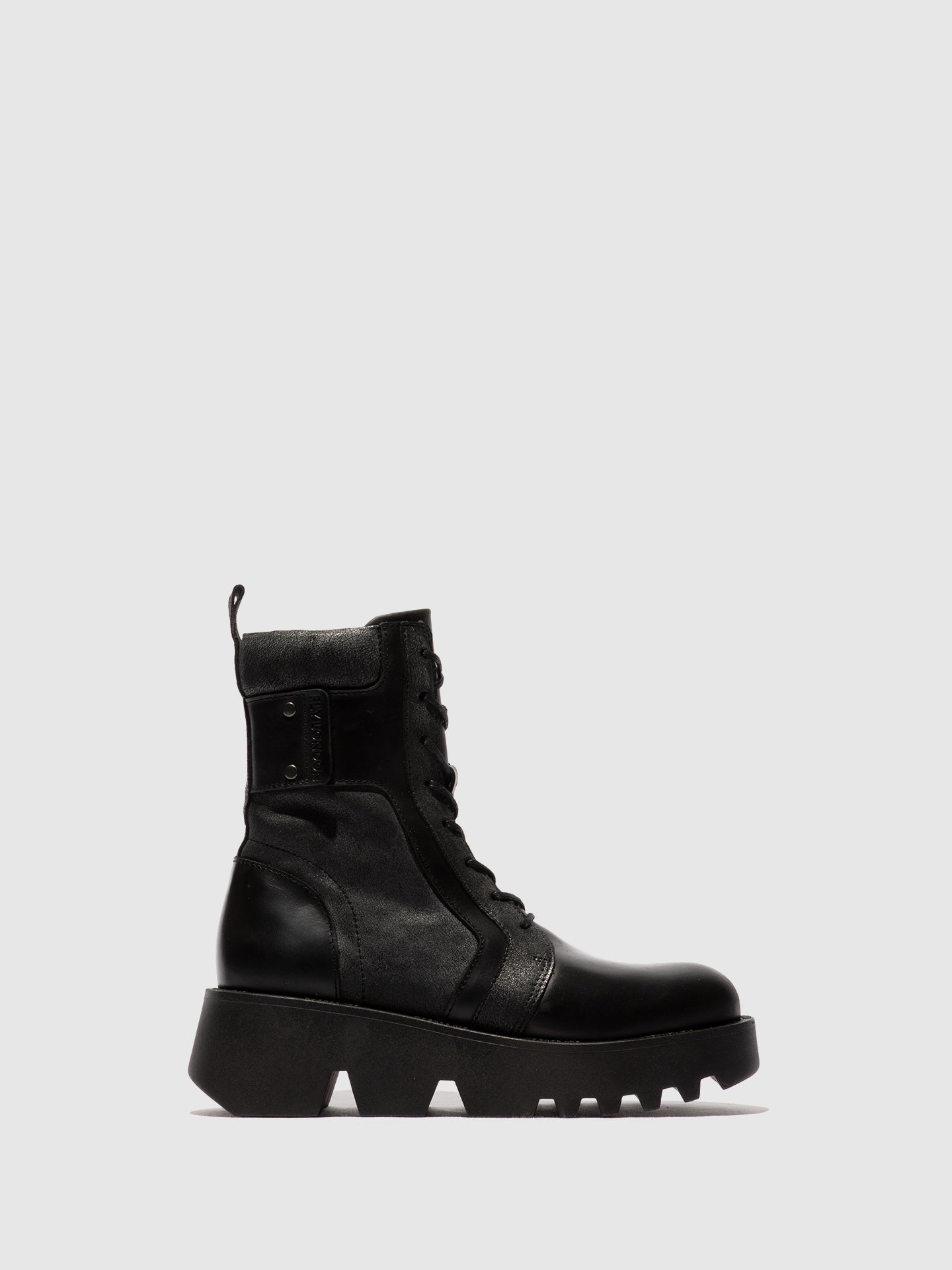 Lace-up Ankle Boots ZELY315FLY BLACK
