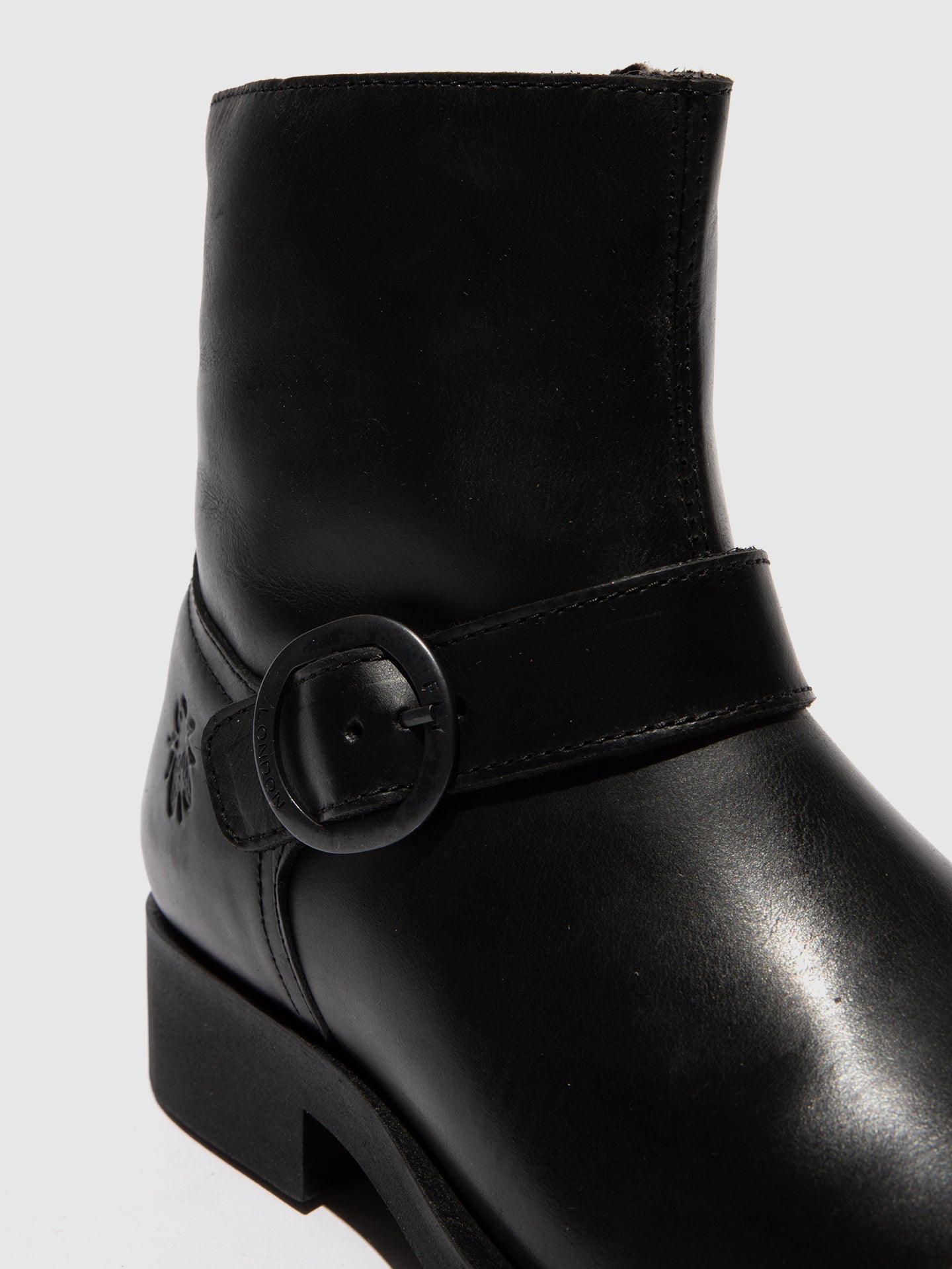 Buckle Ankle Boots RIFU327FLY BLACK