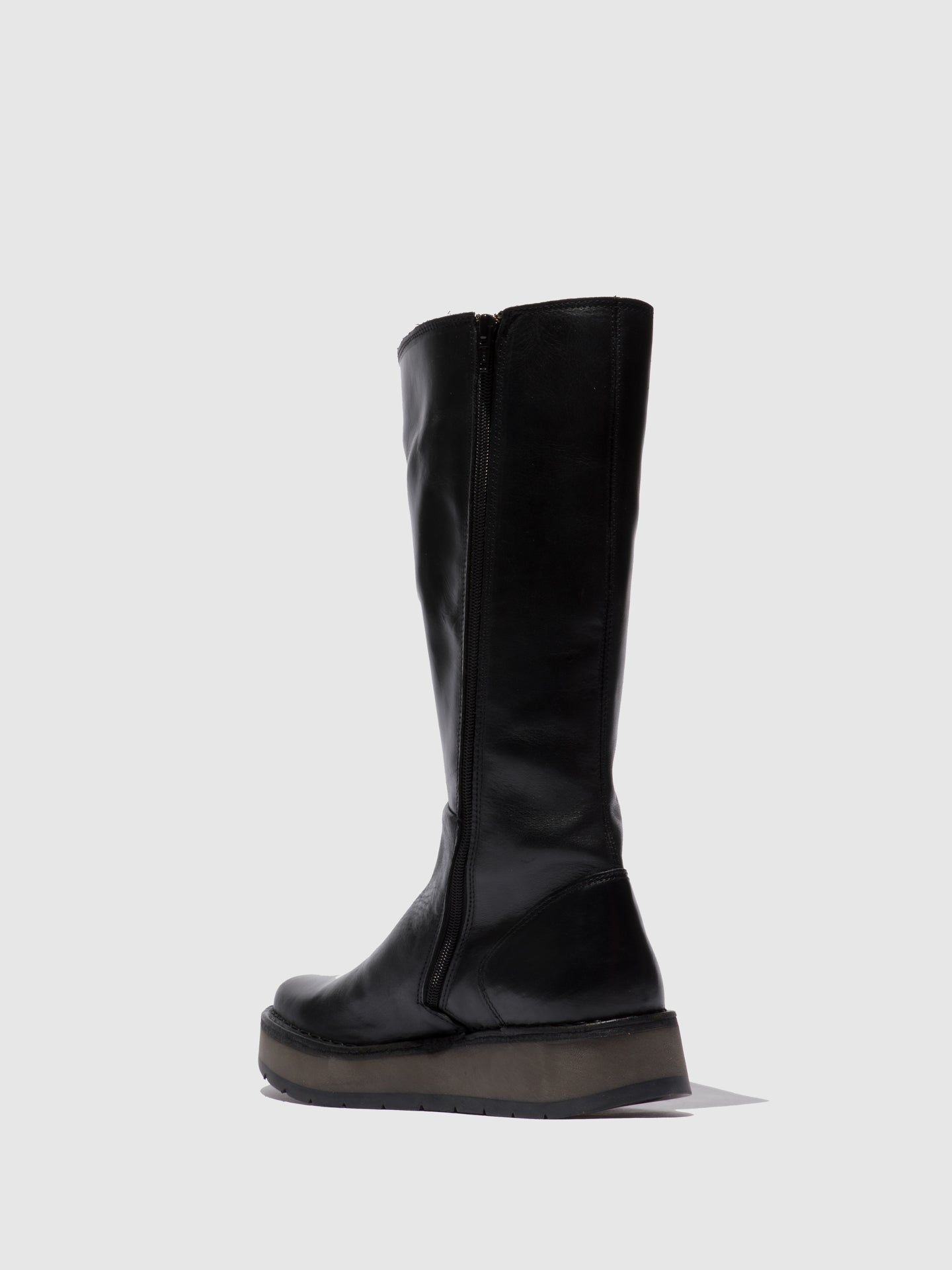 Zip Up Boots RHEA042FLY RUG BLACK