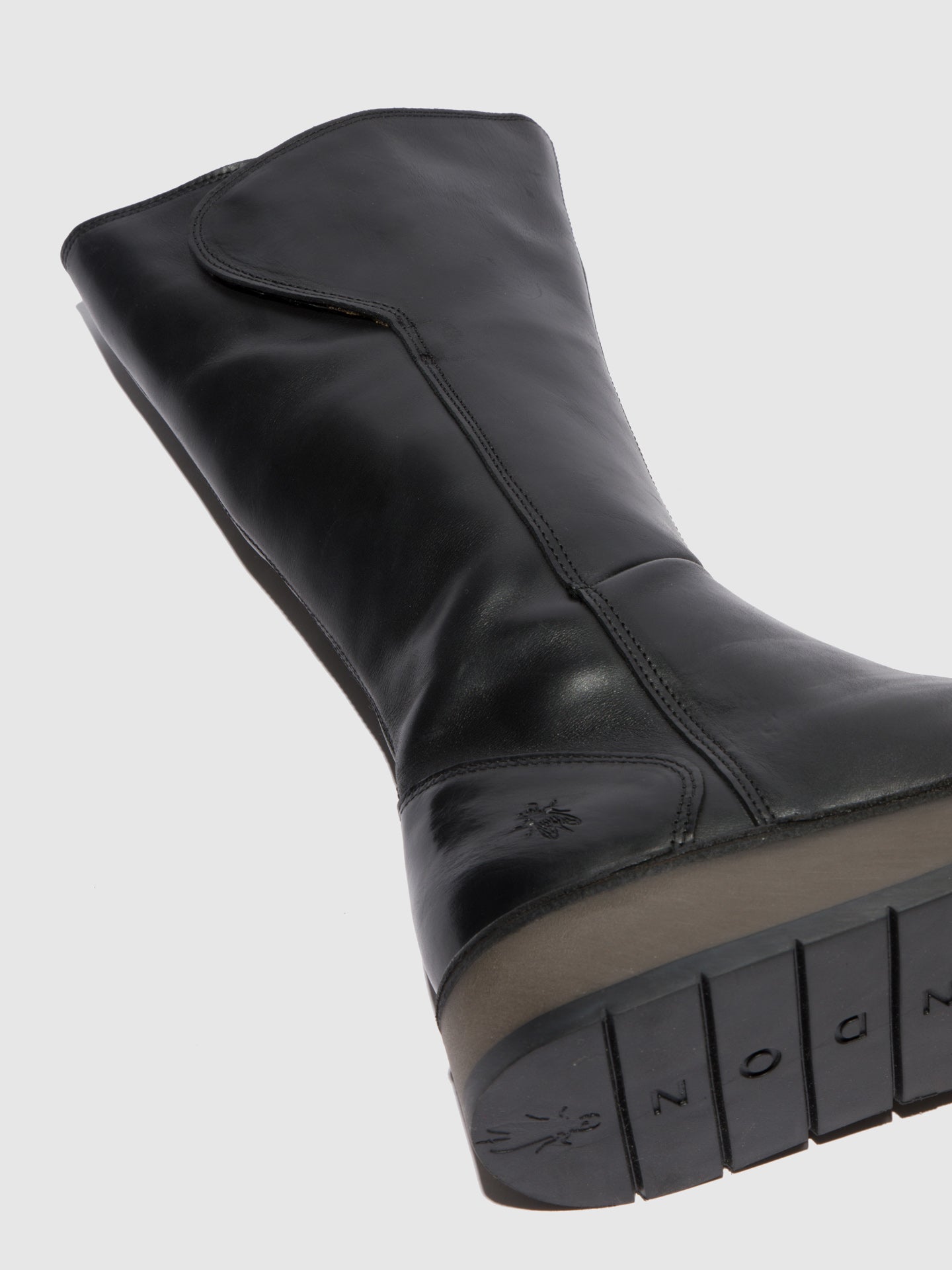 Zip Up Boots RHEA042FLY RUG BLACK