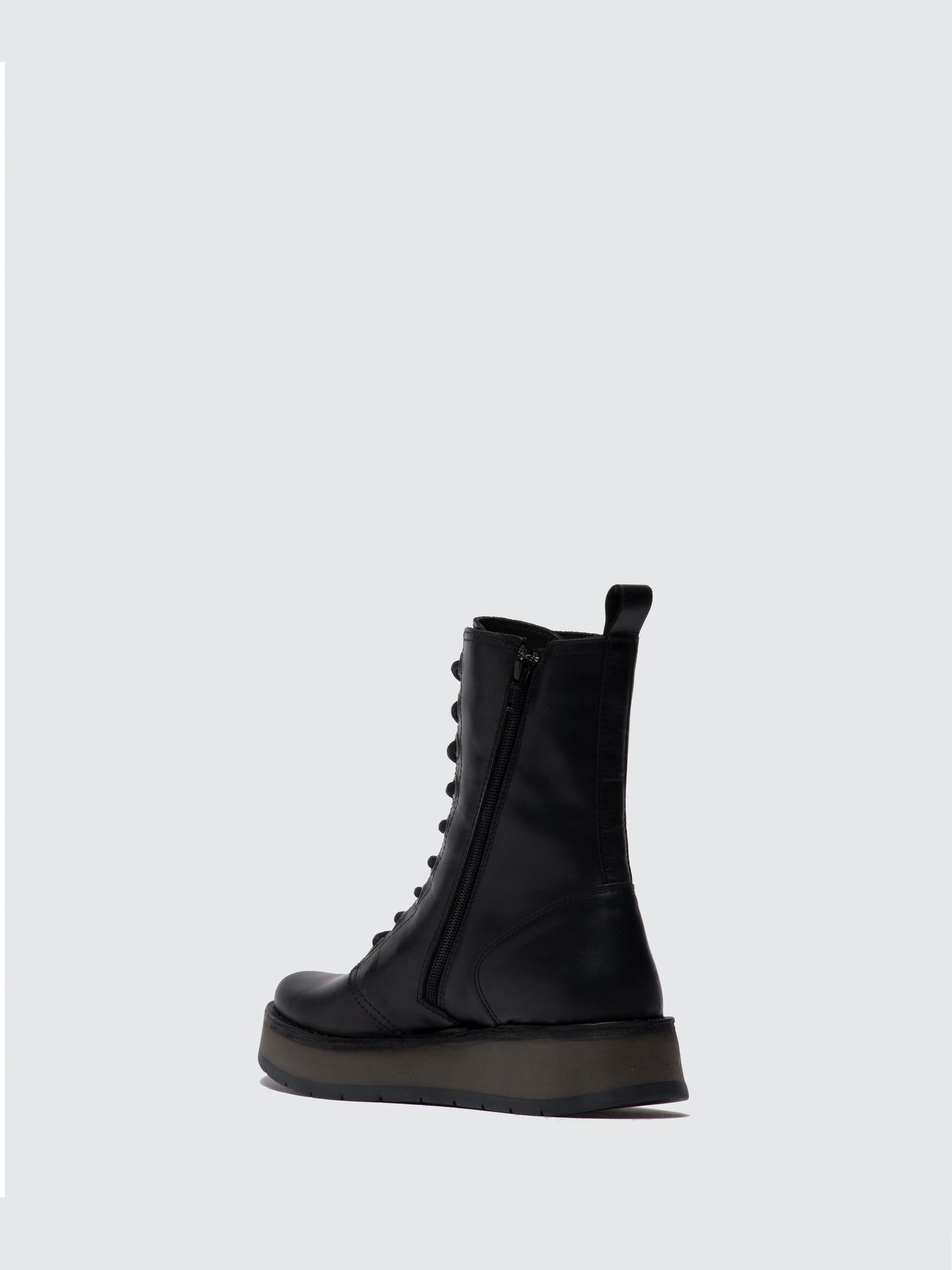 Lace-up Ankle Boots RAMI043FLY RUG BLACK