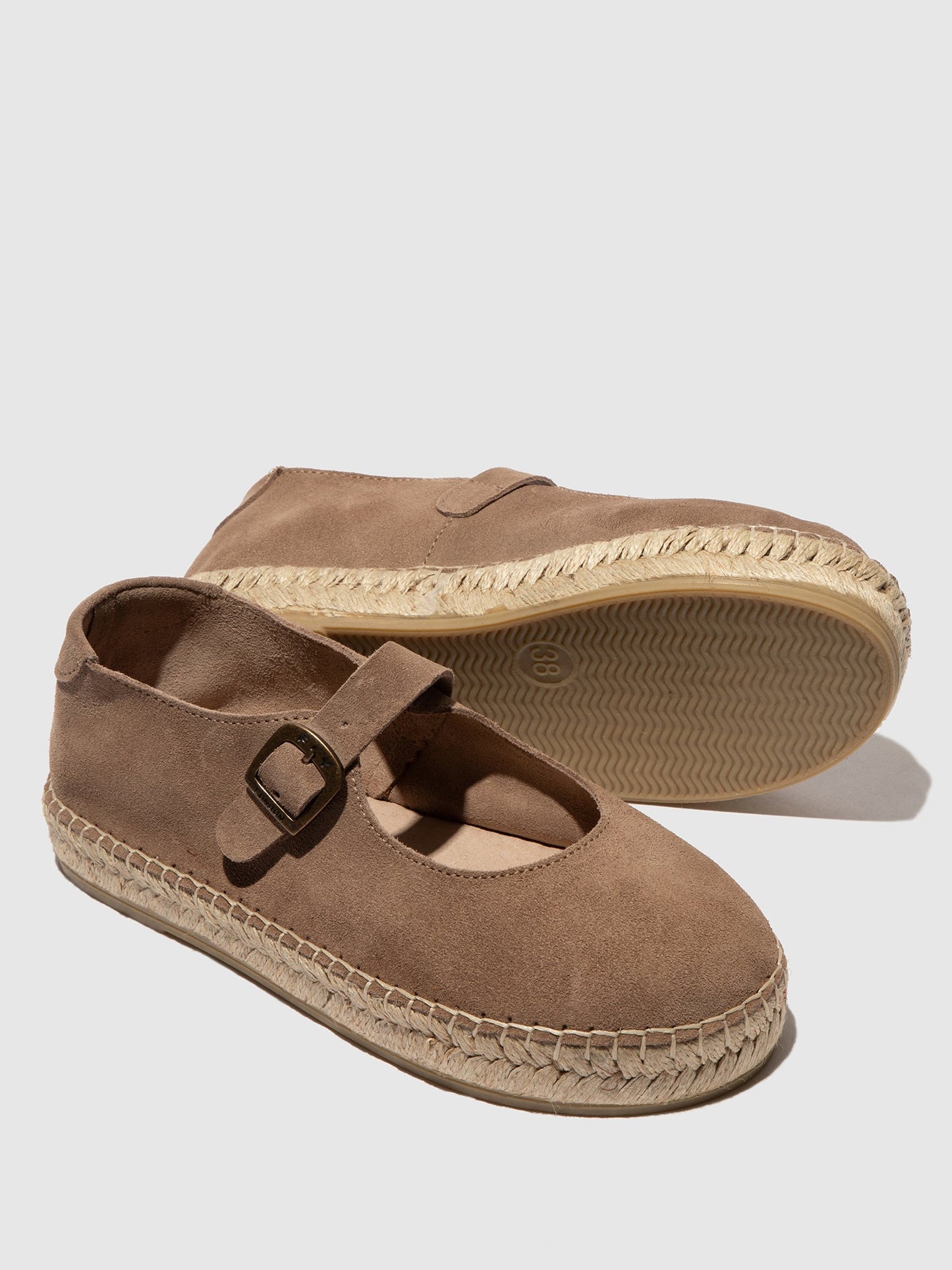 Round Toe Espadrilles SOIK554FLY TAUPE