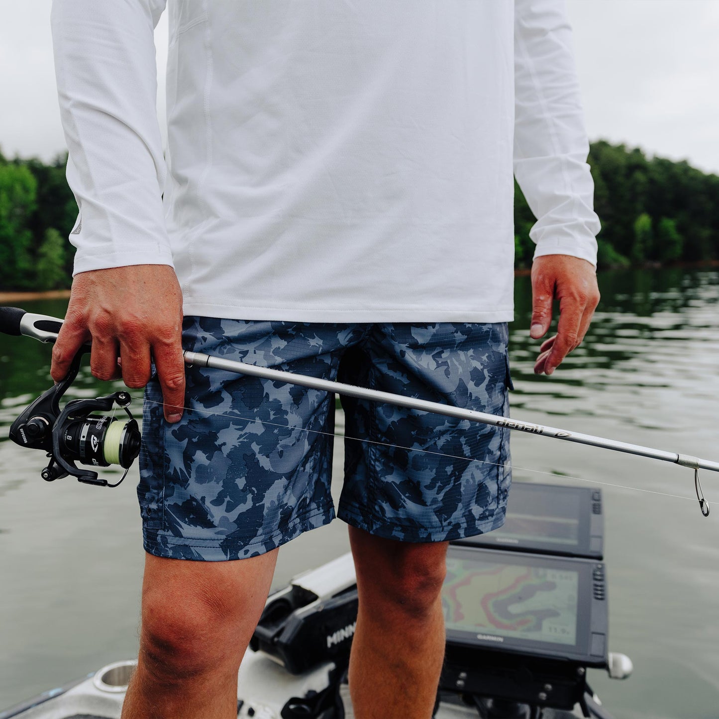 Deckhand Camo Shorts