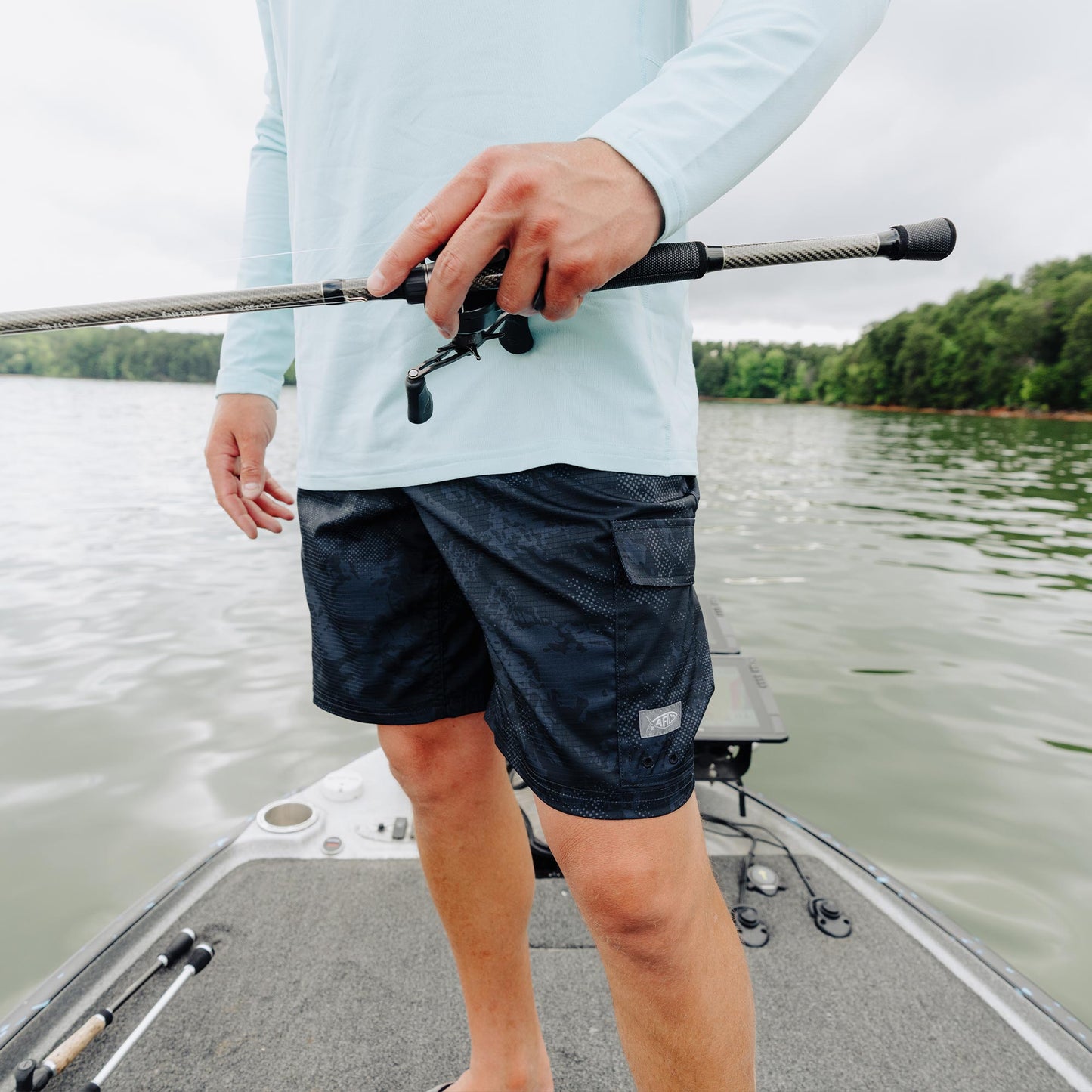 Deckhand Camo Shorts