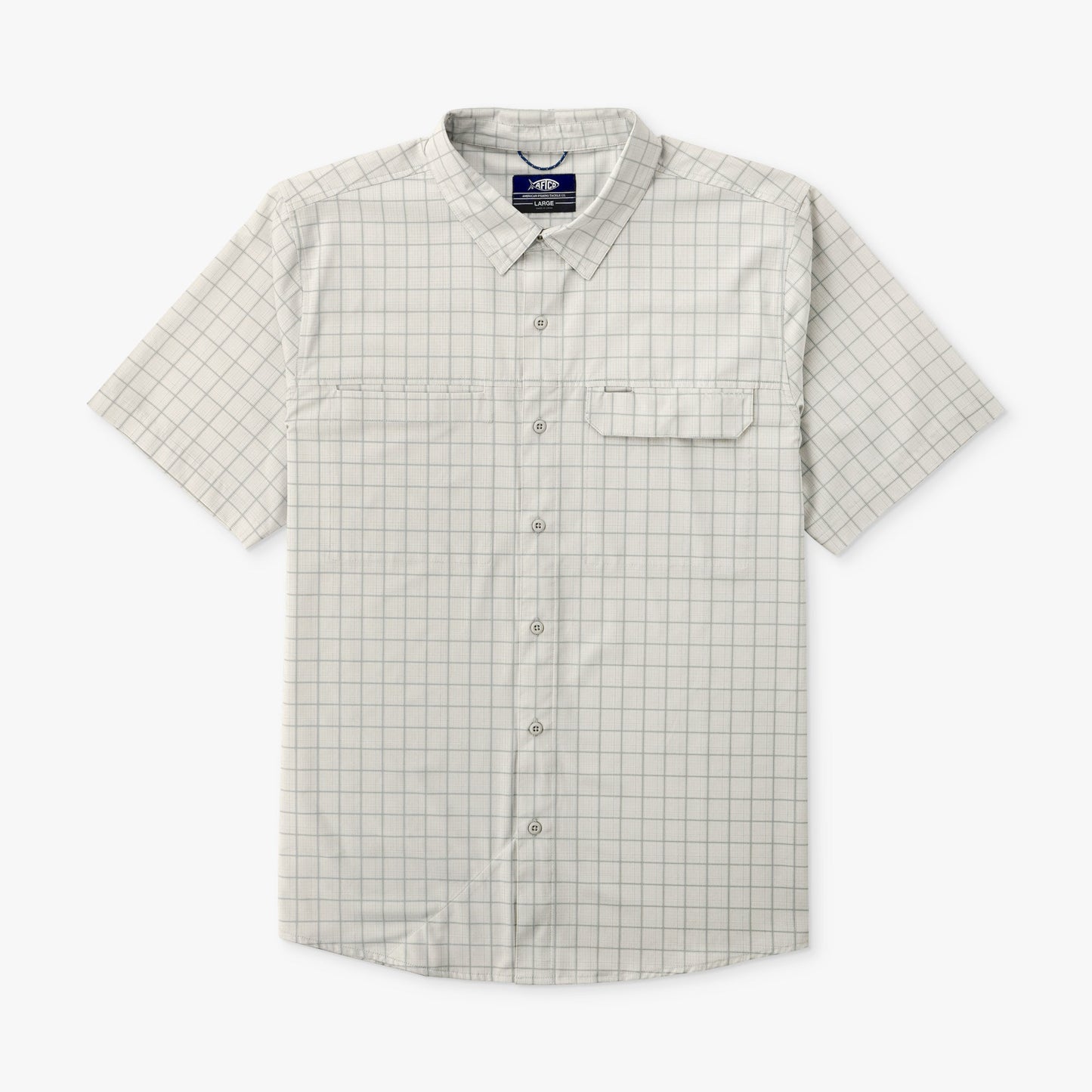 Air-O Mesh Printed SS Button Down Shirt