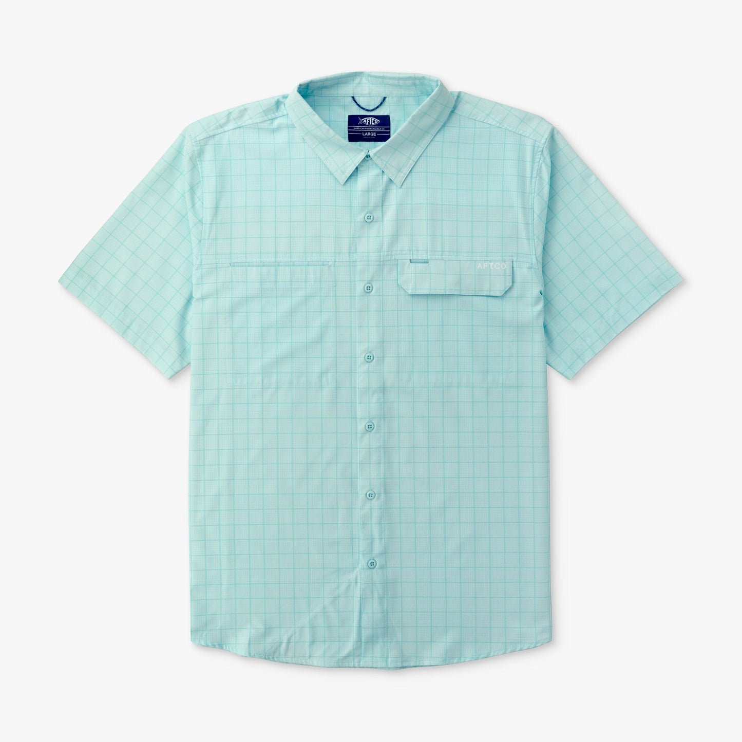 Air-O Mesh Printed SS Button Down Shirt