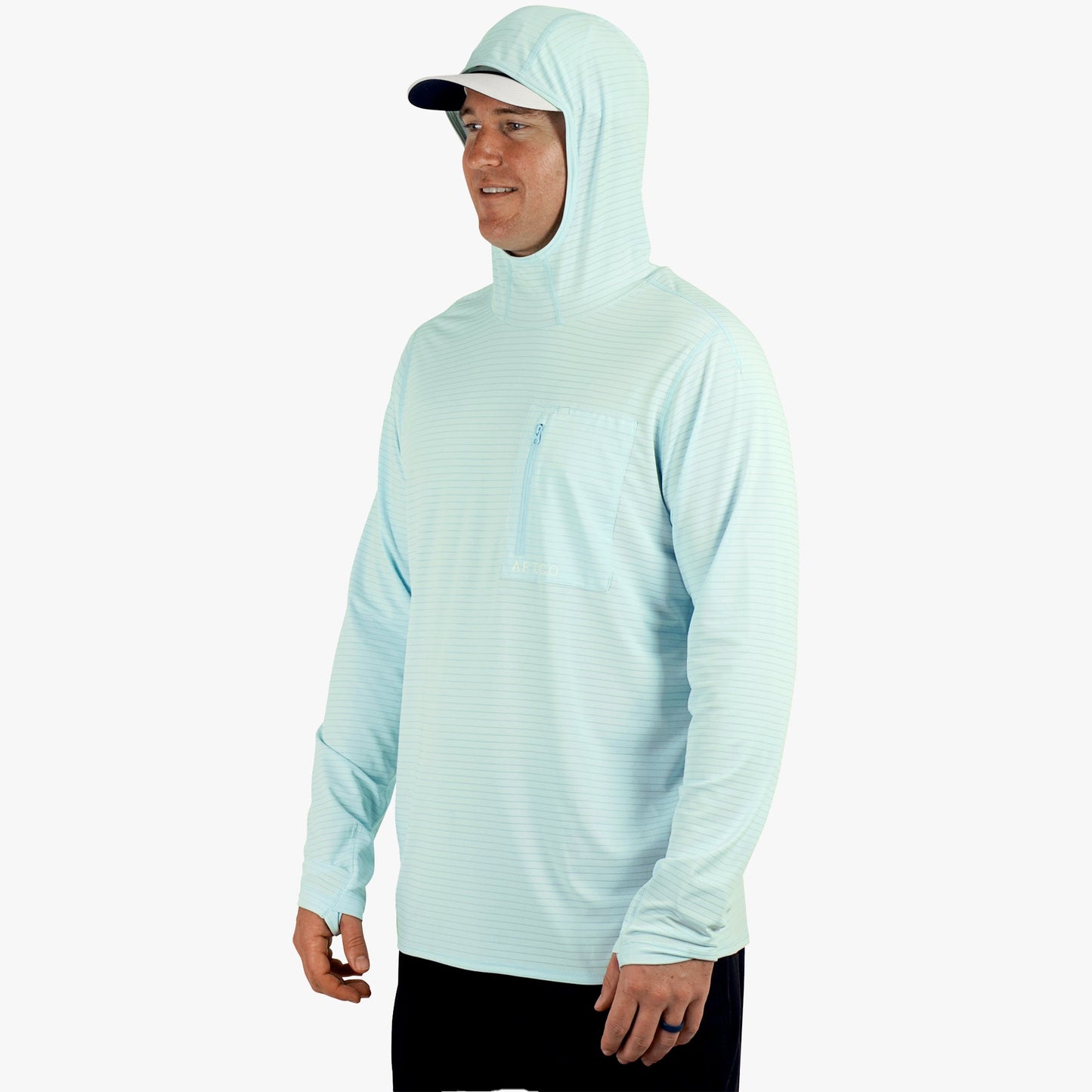 Channel Hooded Performance Shirt