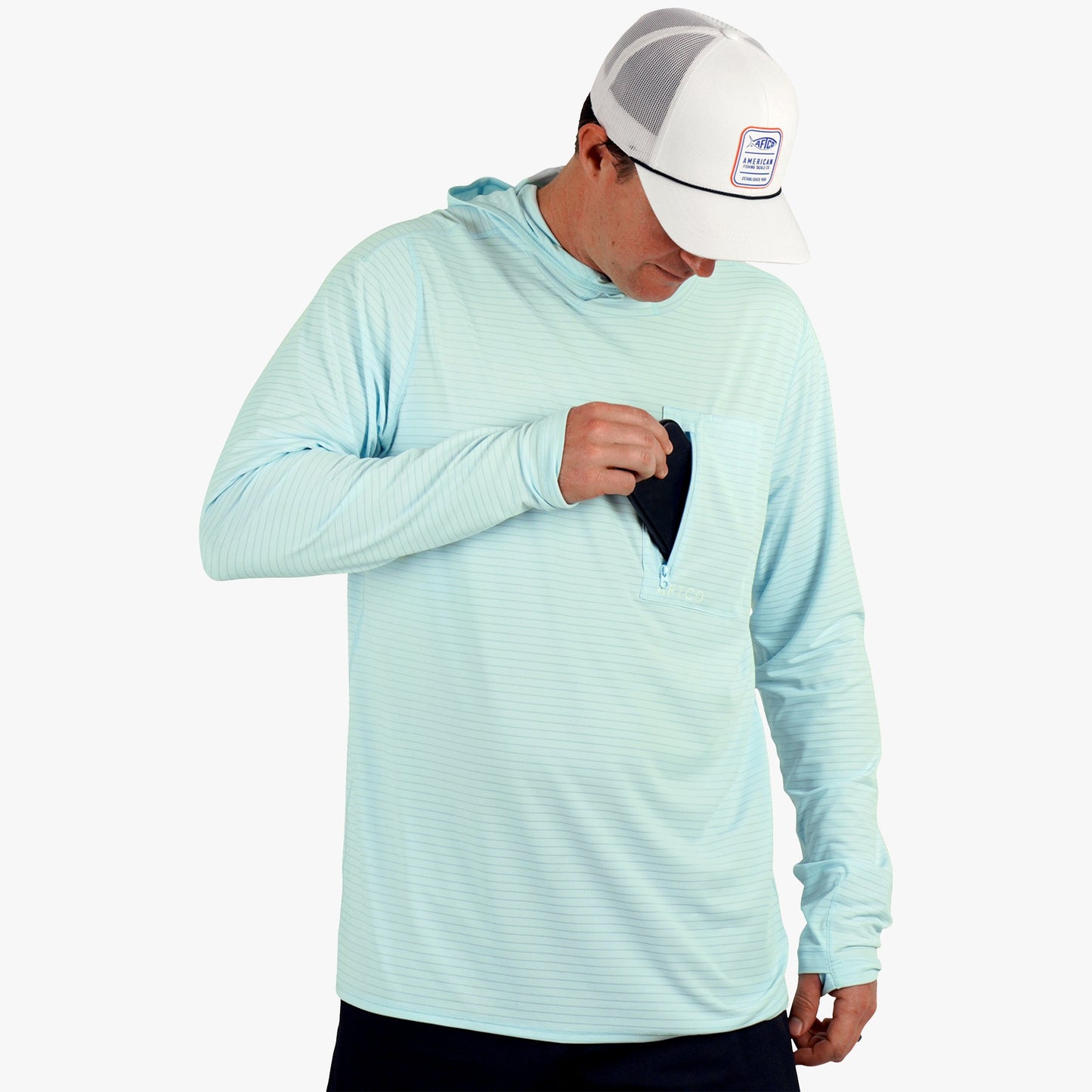 Channel Hooded Performance Shirt