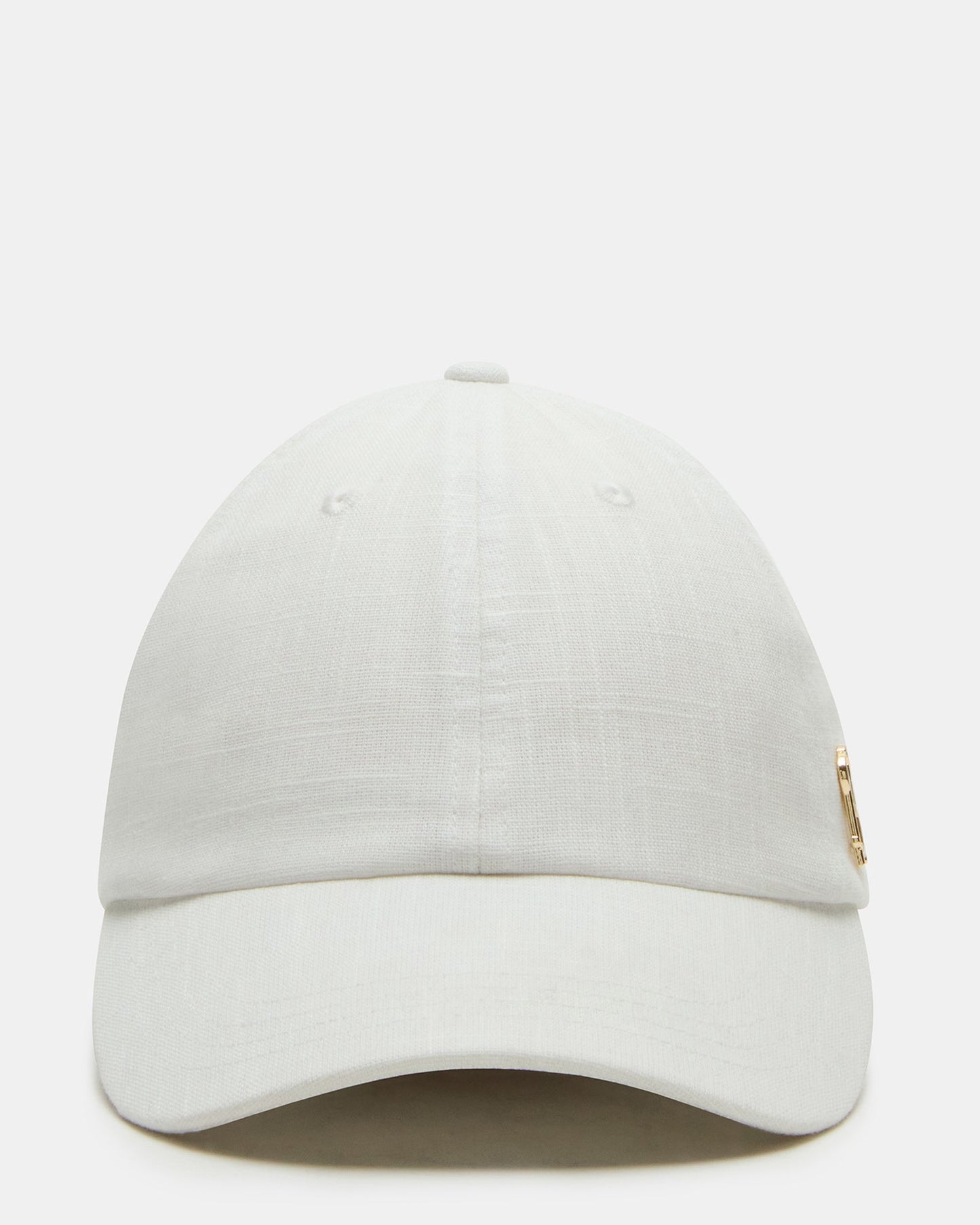 LINEN BASEBALL CAP CREAM
