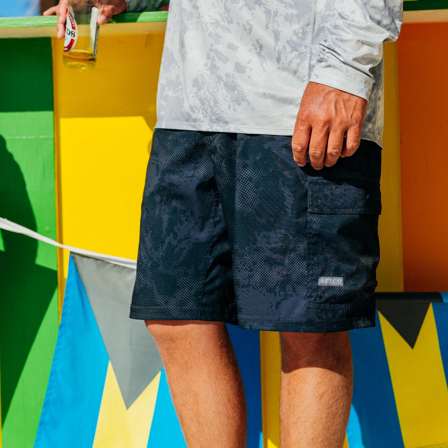 Deckhand Camo Shorts