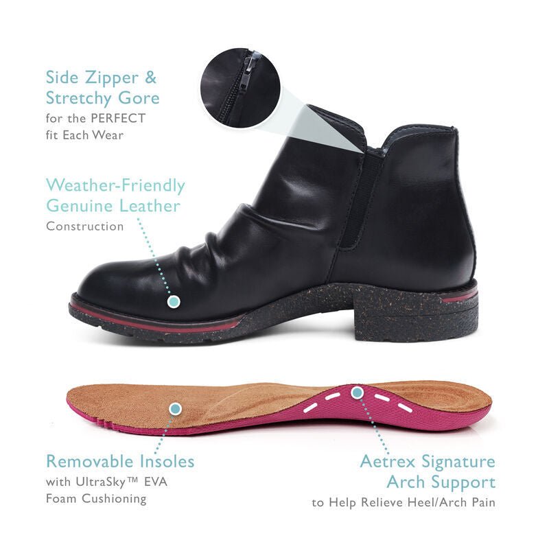 AETREX WORLDWIDE INC MILA LOW BOOT - LB306 - SundialAETREX WORLDWIDE INC MILA LOW BOOT - LB306