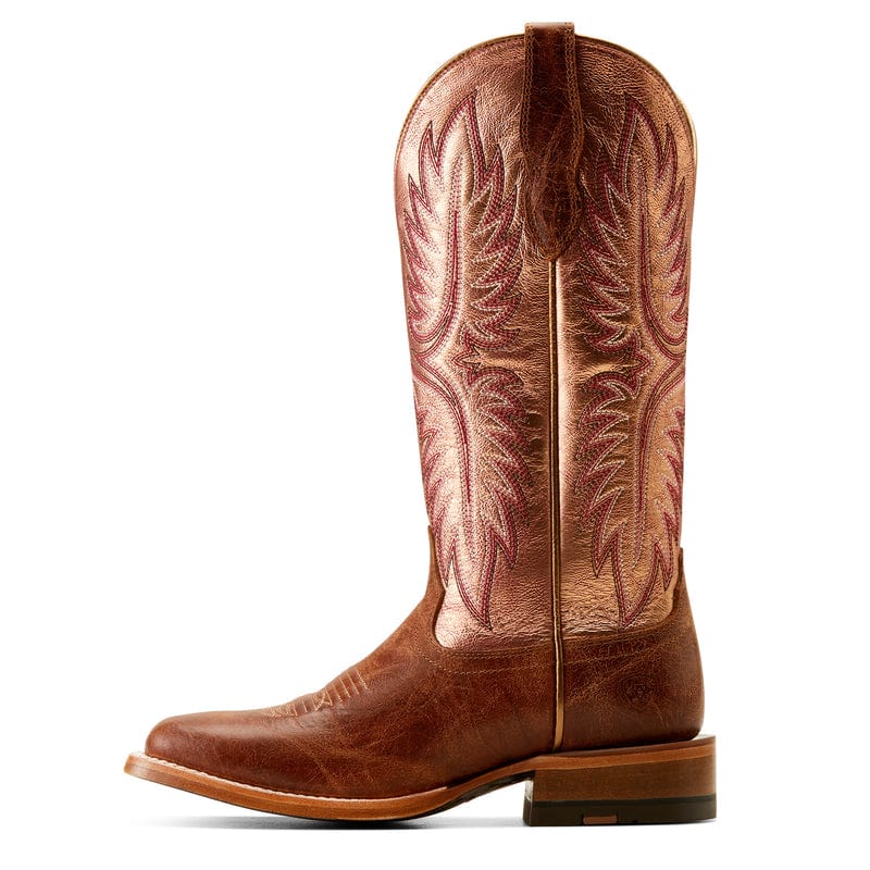 Ariat Women's Frontier Calamity Jane Bite The Dust Brown Square Toe Western Boots 10051024