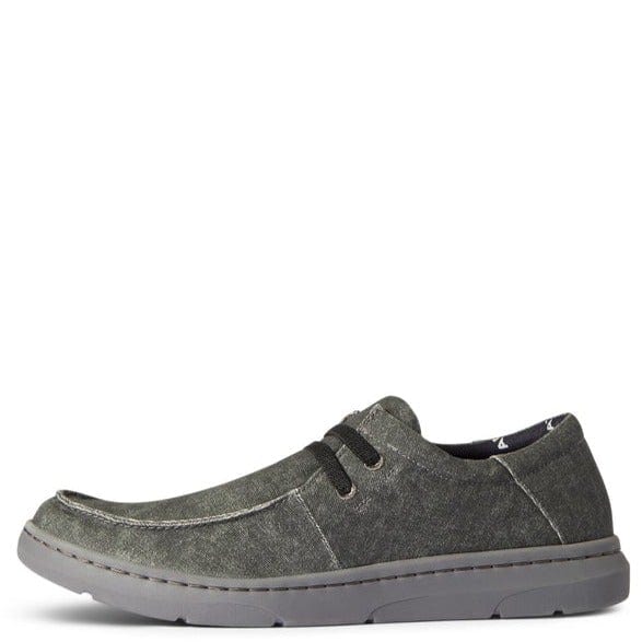 Ariat Men's Hilo Charcoal Canvas Slip On Shoes 10038391