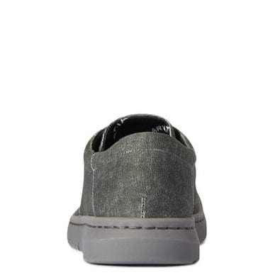Ariat Men's Hilo Charcoal Canvas Slip On Shoes 10038391