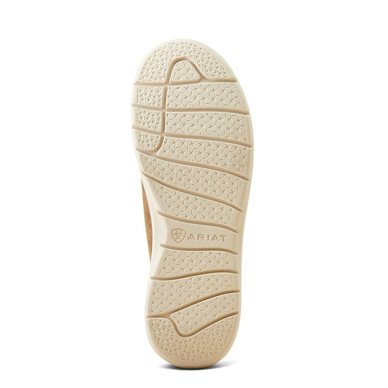 Ariat Women's Hilo Brown Bomber Distressed Hide Emboss Slip On Shoes 10050969