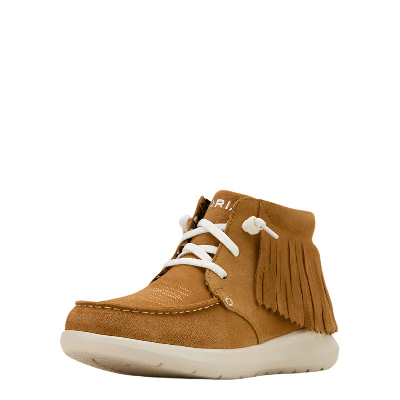 Ariat Women's Hilo Wheat Suede High Top Fringe Shoe 10061166