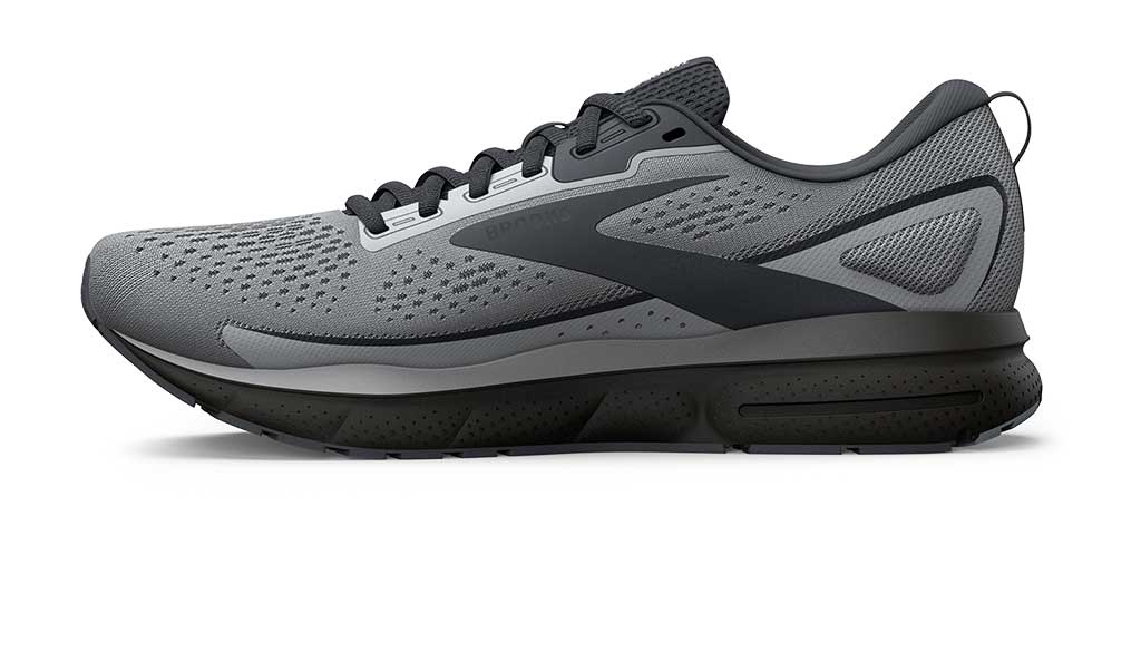 Brooks Men's Trace 3 Grey Black Ebony - SundialBrooks Men's Trace 3 Grey Black Ebony