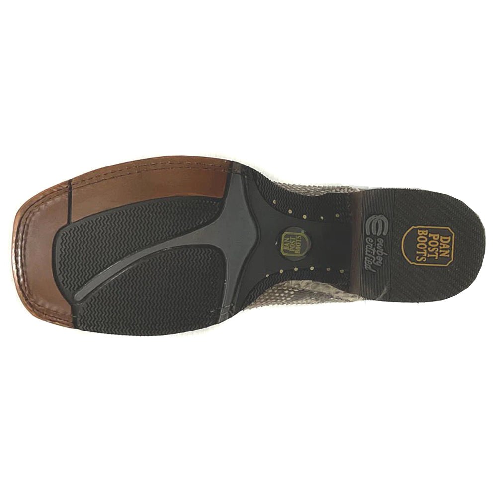 Brutus Embroidered Snake Square Toe Pull On Cowboy Boots - SundialBrutus Embroidered Snake Square Toe Pull On Cowboy Boots