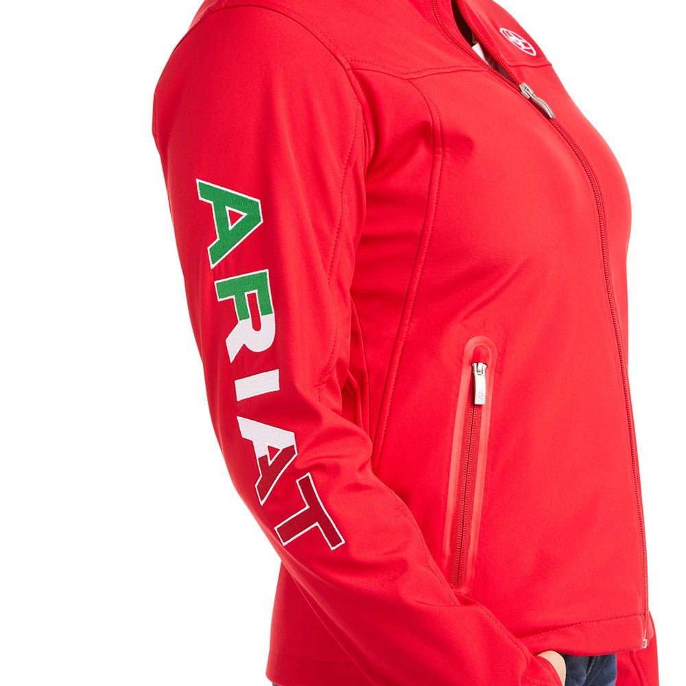 Classic Team Softshell Mexico Full Zip Jacket - SundialClassic Team Softshell Mexico Full Zip Jacket