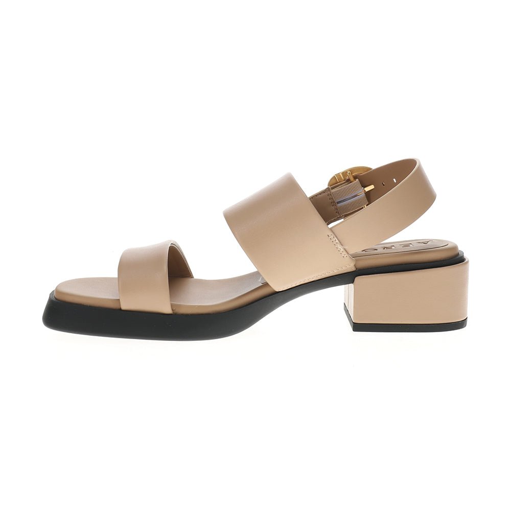 Dove Block Heel Slingback Sandals - SundialDove Block Heel Slingback Sandals