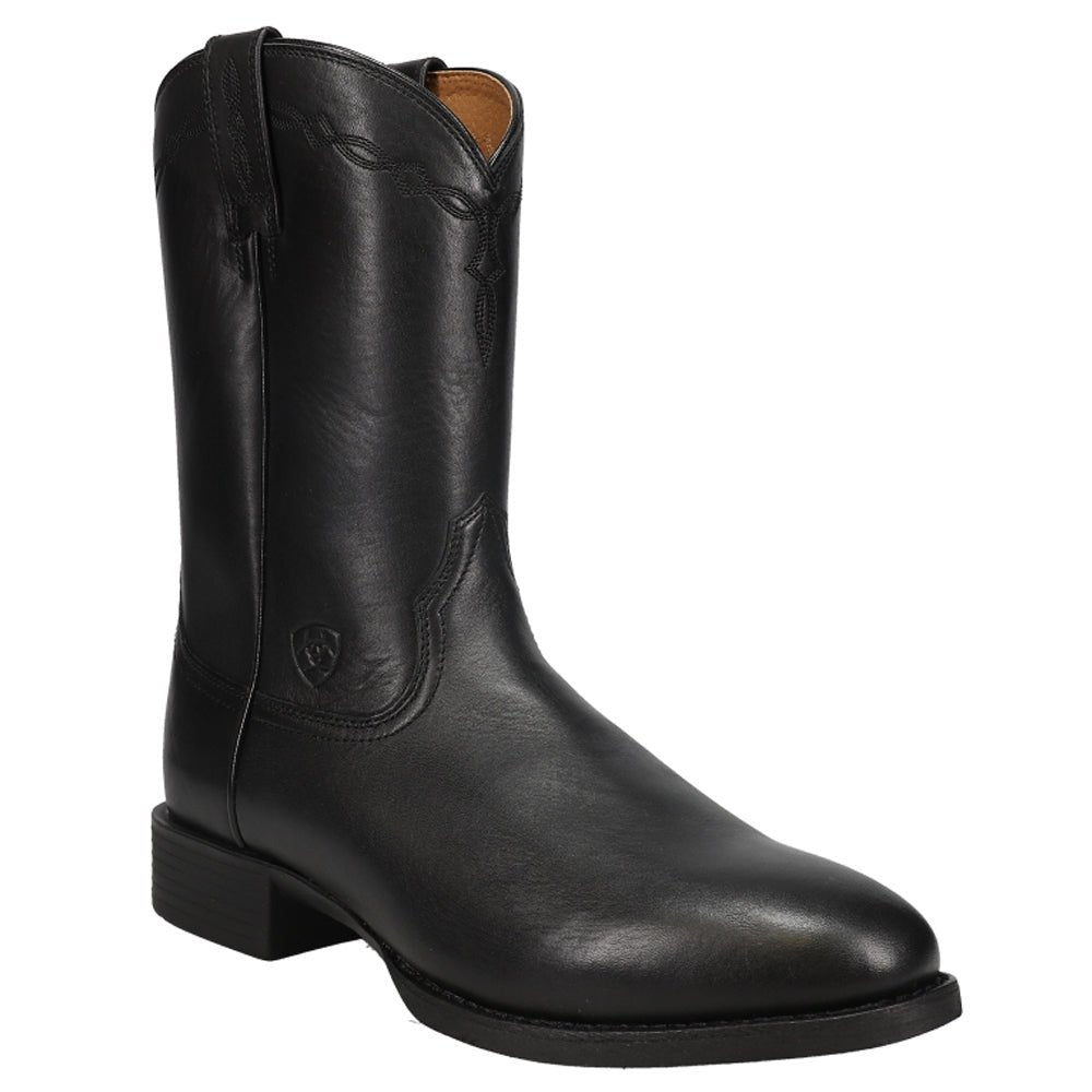 Heritage Round Toe Pull On Cowboy Boots - SundialHeritage Round Toe Pull On Cowboy Boots