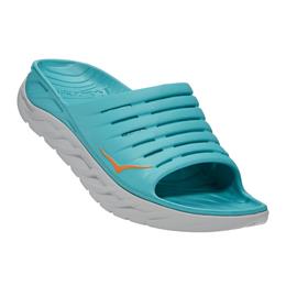 Hoka One One Ora Recovery Slide Mens Aquarelle, Blazing Orange 1099673 ABOR – product image