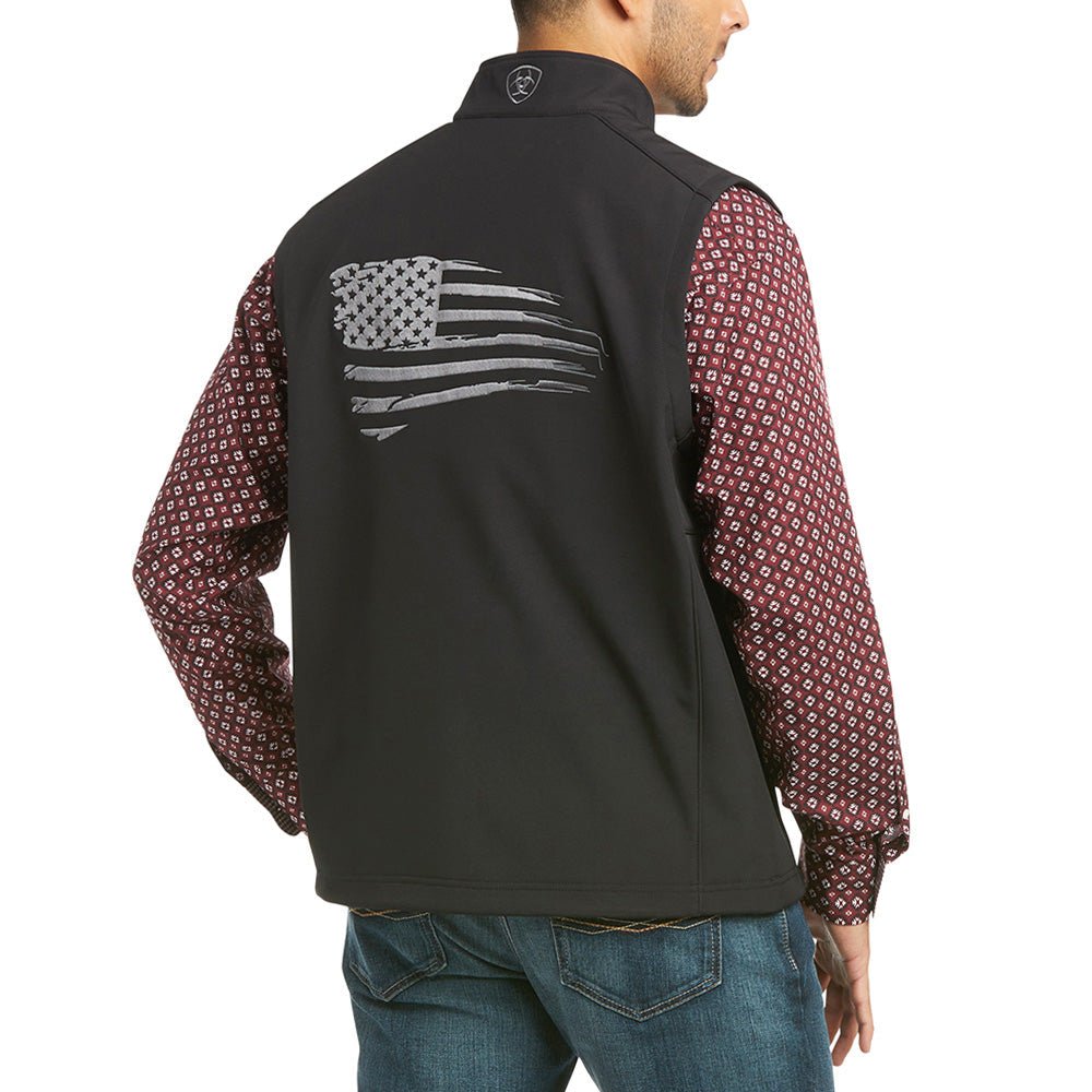 Logo 2 Patriot Softshell Full Zip Vest - SundialLogo 2 Patriot Softshell Full Zip Vest