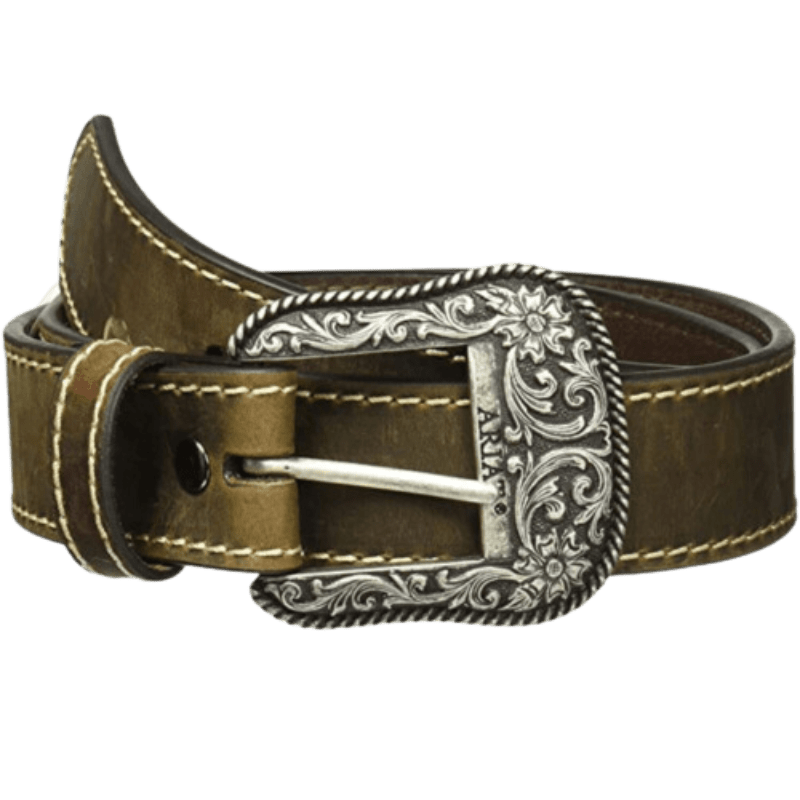 Ariat Women's Distressed Brown Leather Belt - A1523402