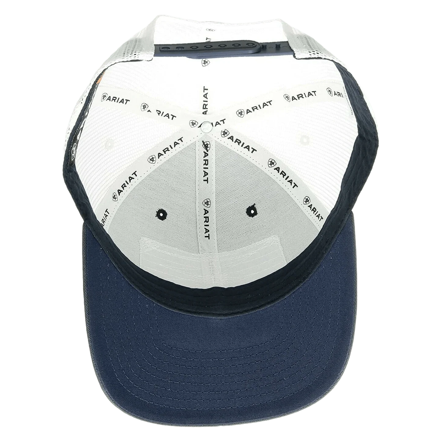 Ariat Men's Navy USA Flag Patch Snapback Ball Cap 1517603
