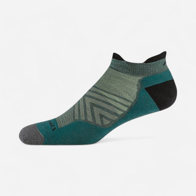 Men's Run No Show Tab Ultra Lightweight With Cushion Teal