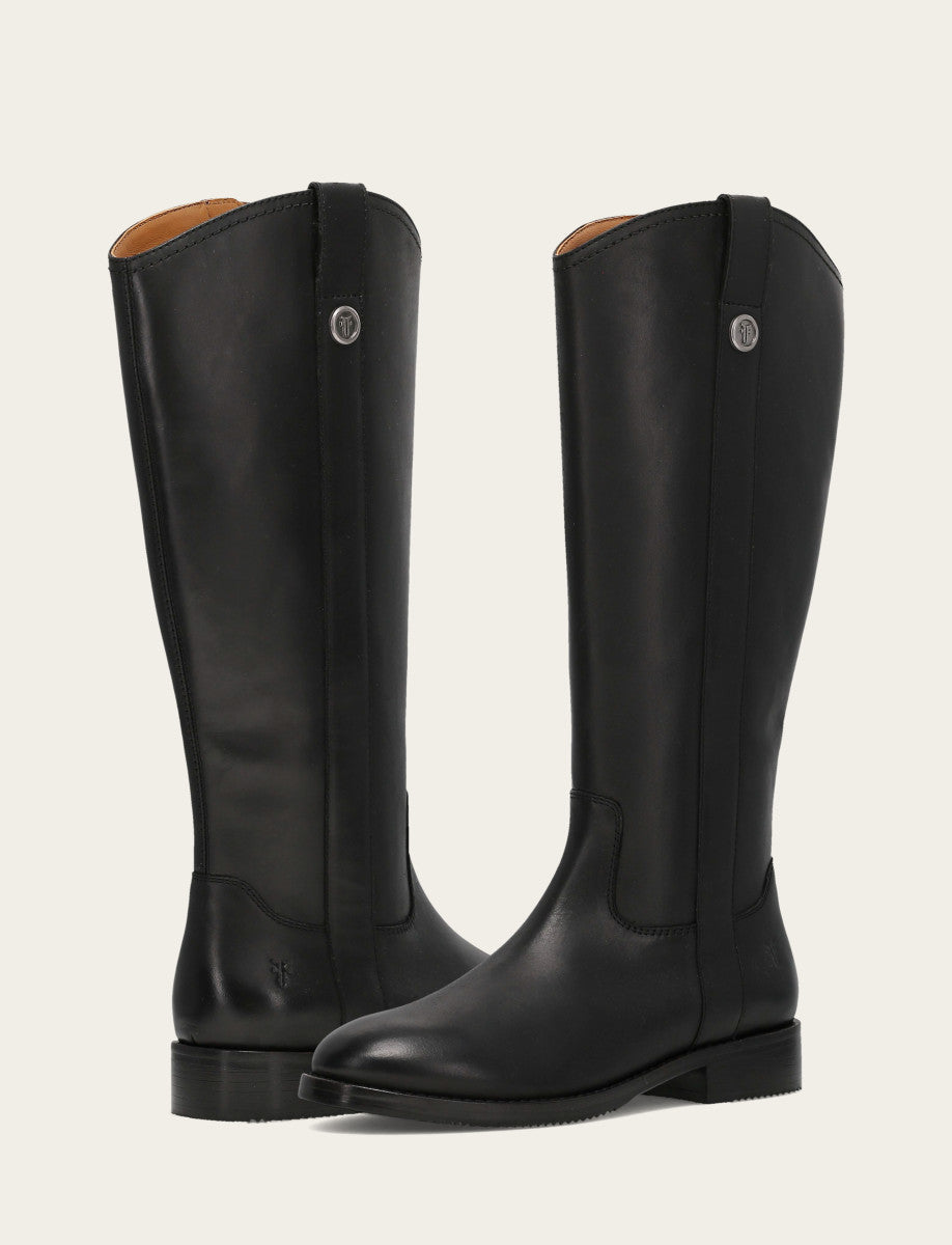 Melissa Button Tall Inside Zip Wide Calf