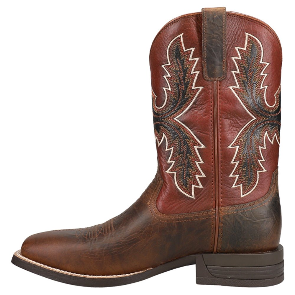 Pay Window Embroidered Square Toe Pull On Cowboy Boots - SundialPay Window Embroidered Square Toe Pull On Cowboy Boots