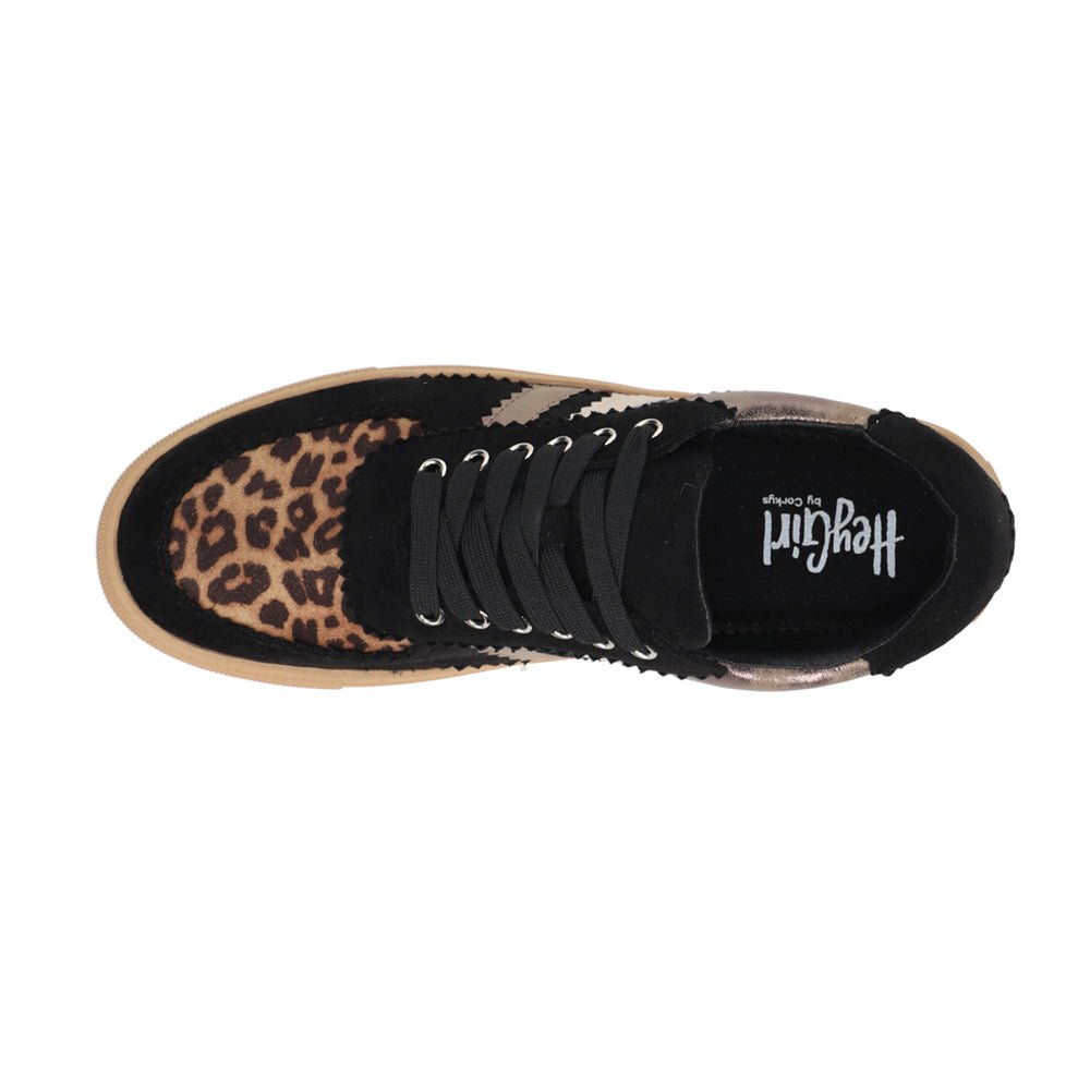 Rizz Leopard Lace Up Sneakers - SundialRizz Leopard Lace Up Sneakers