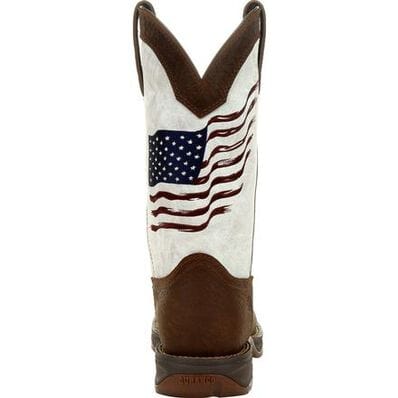 Durango Women's Lady Rebel™ Distressed Flag Embroidered Western Boot DRD0394