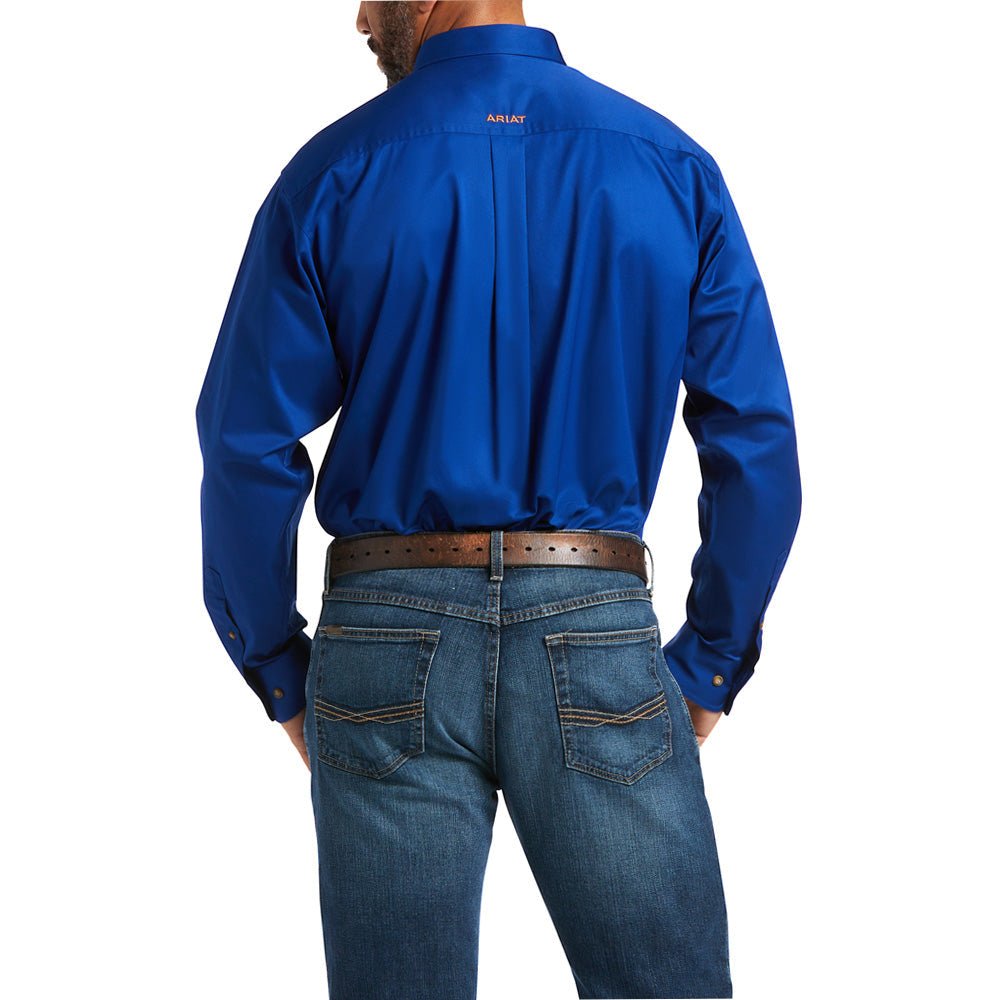 Solid Twill Collared Long Sleeve Button Up Shirt - SundialSolid Twill Collared Long Sleeve Button Up Shirt