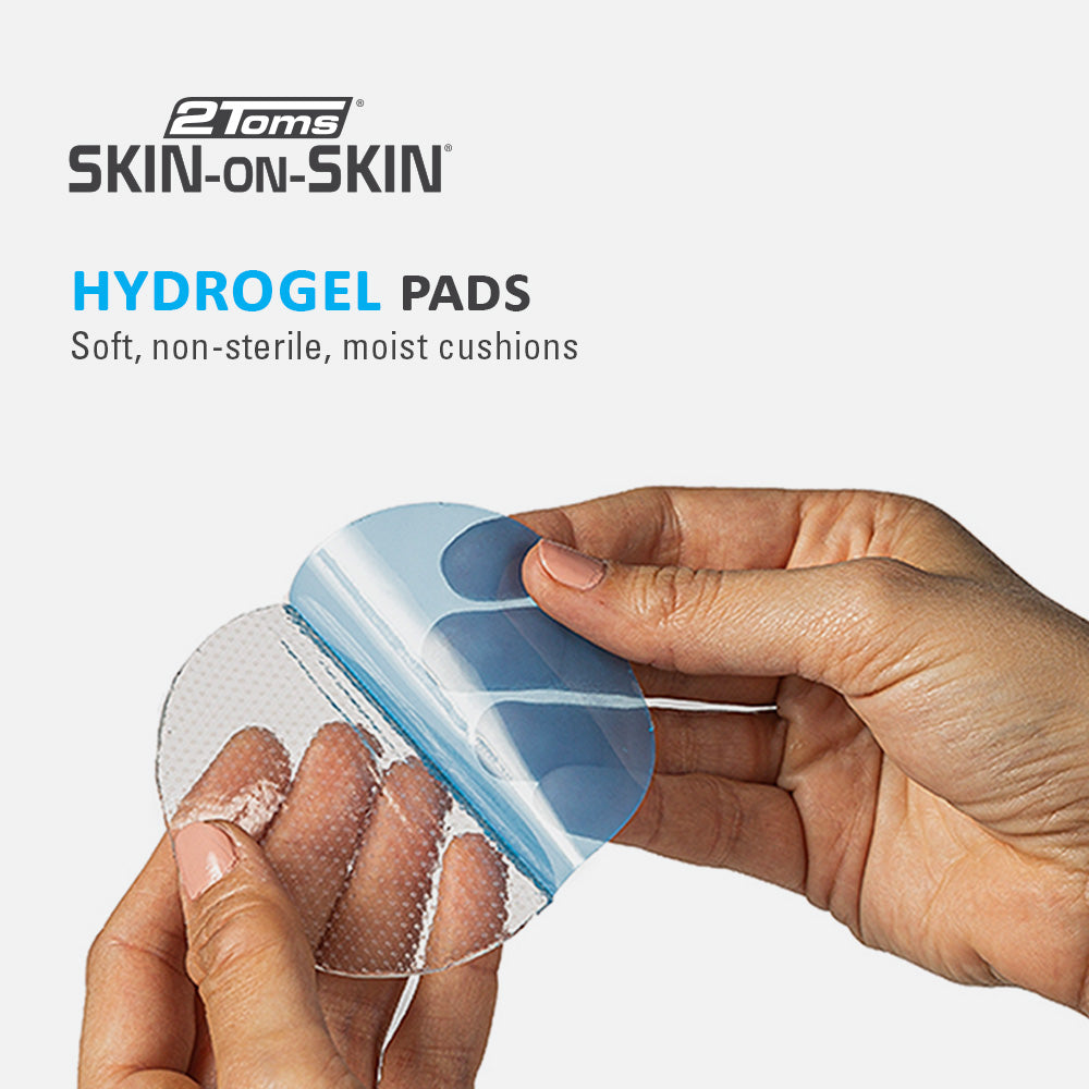 2Toms® Skin-on-Skin® Hydrogel Pads, 3" Circles