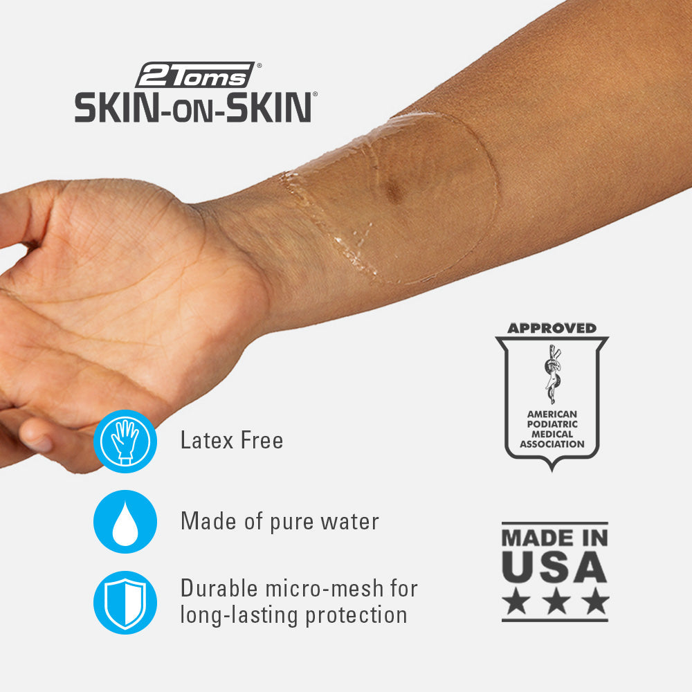2Toms® Skin-on-Skin® Hydrogel Pads, 3" Circles